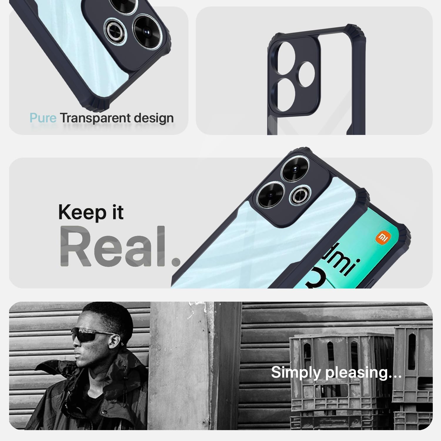 Blue back cover for Redmi 13/Poco M6 Plus 5G – Pikkme – photo 4