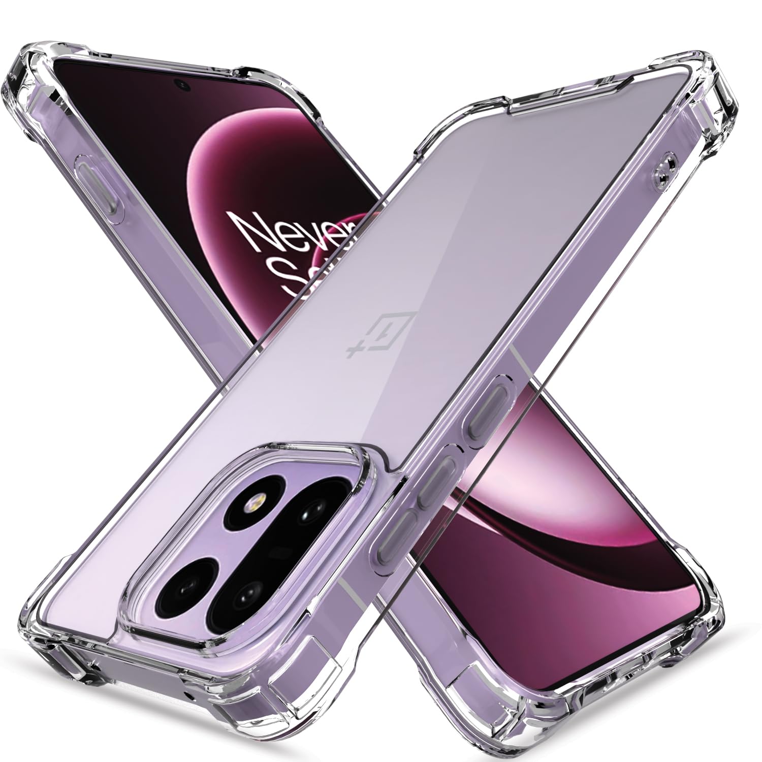 OnePlus 15 5G mobile back cover in transparent by Pikkme