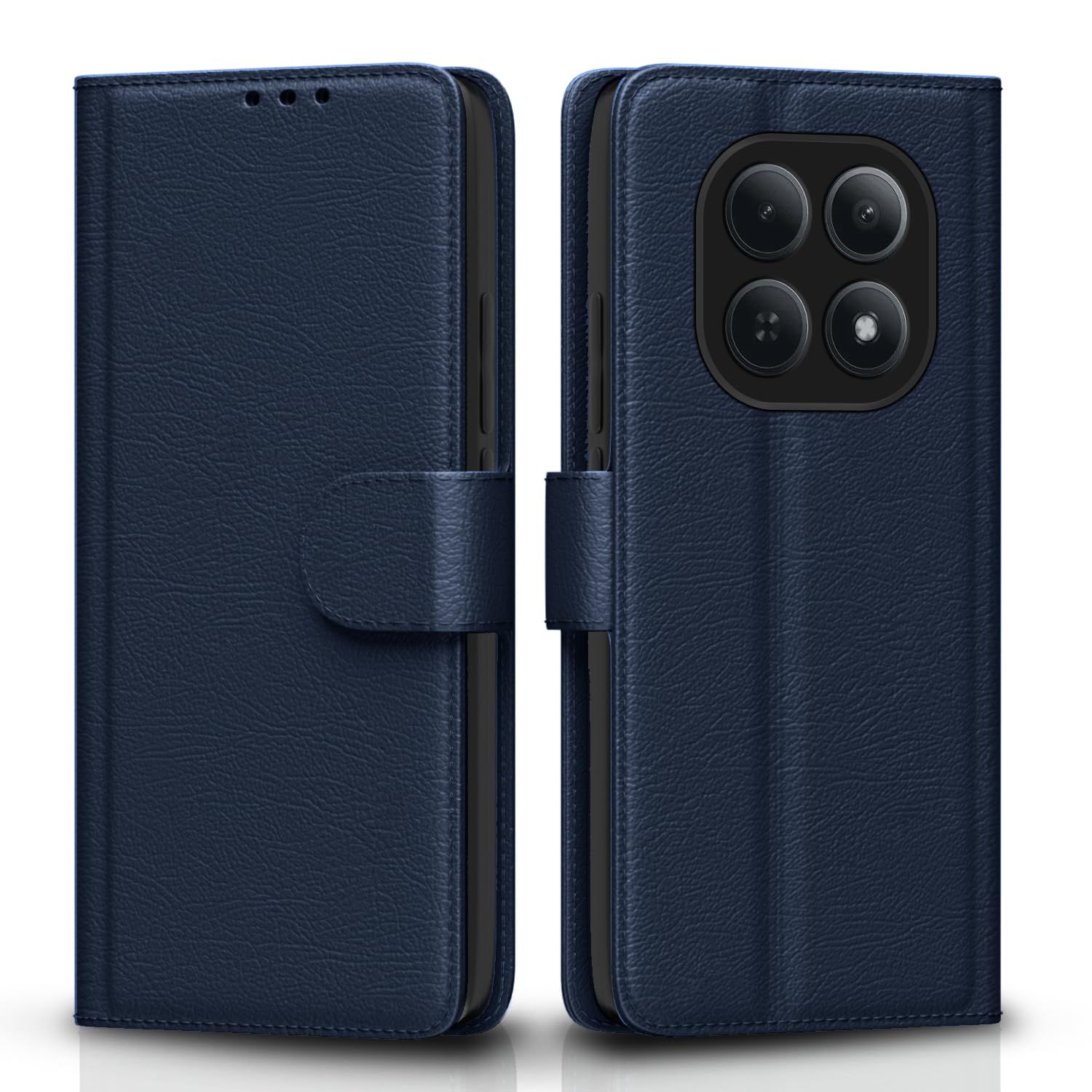 Pikkme blue Wallet wallet flip cover for Redmi Note 15 5G