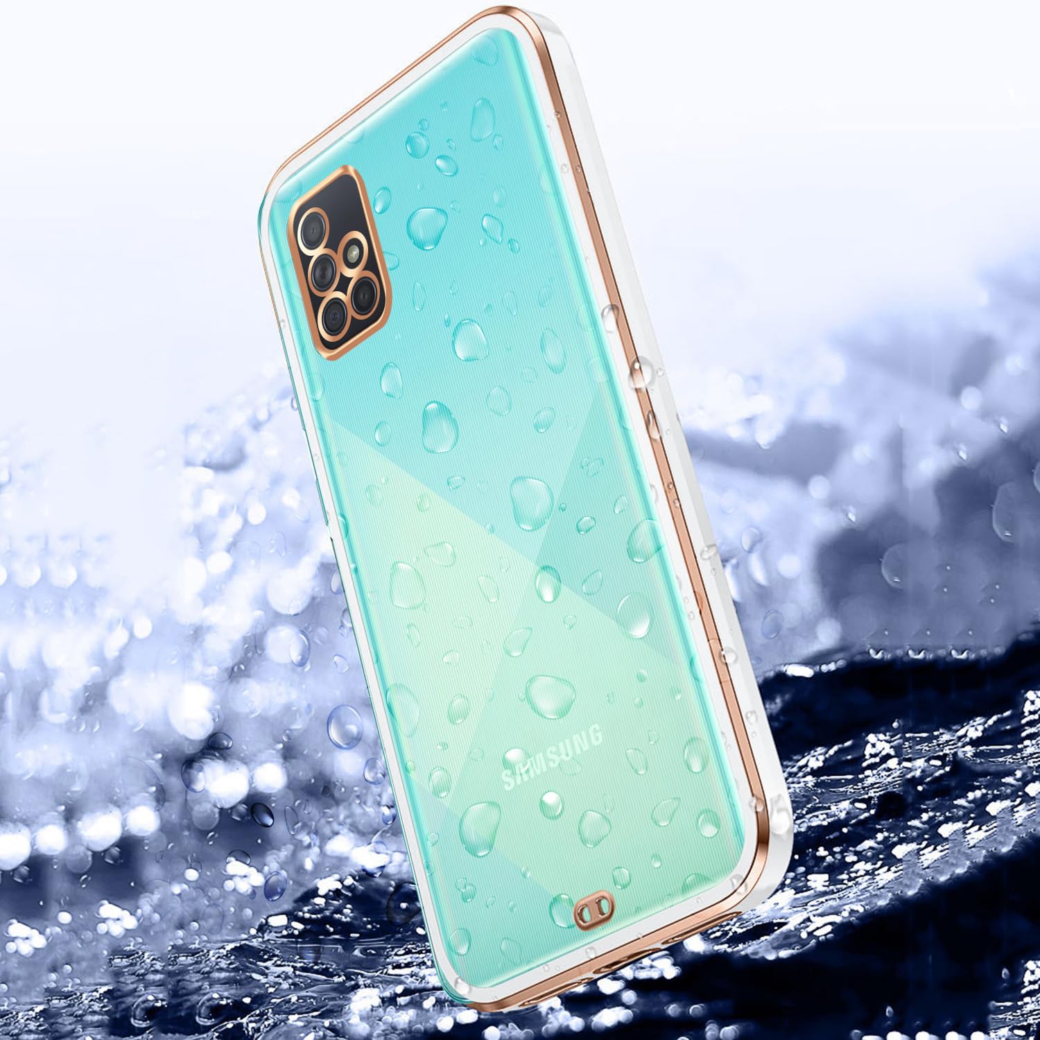 Pikkme white mobile back cover for Samsung A71 – photo 5