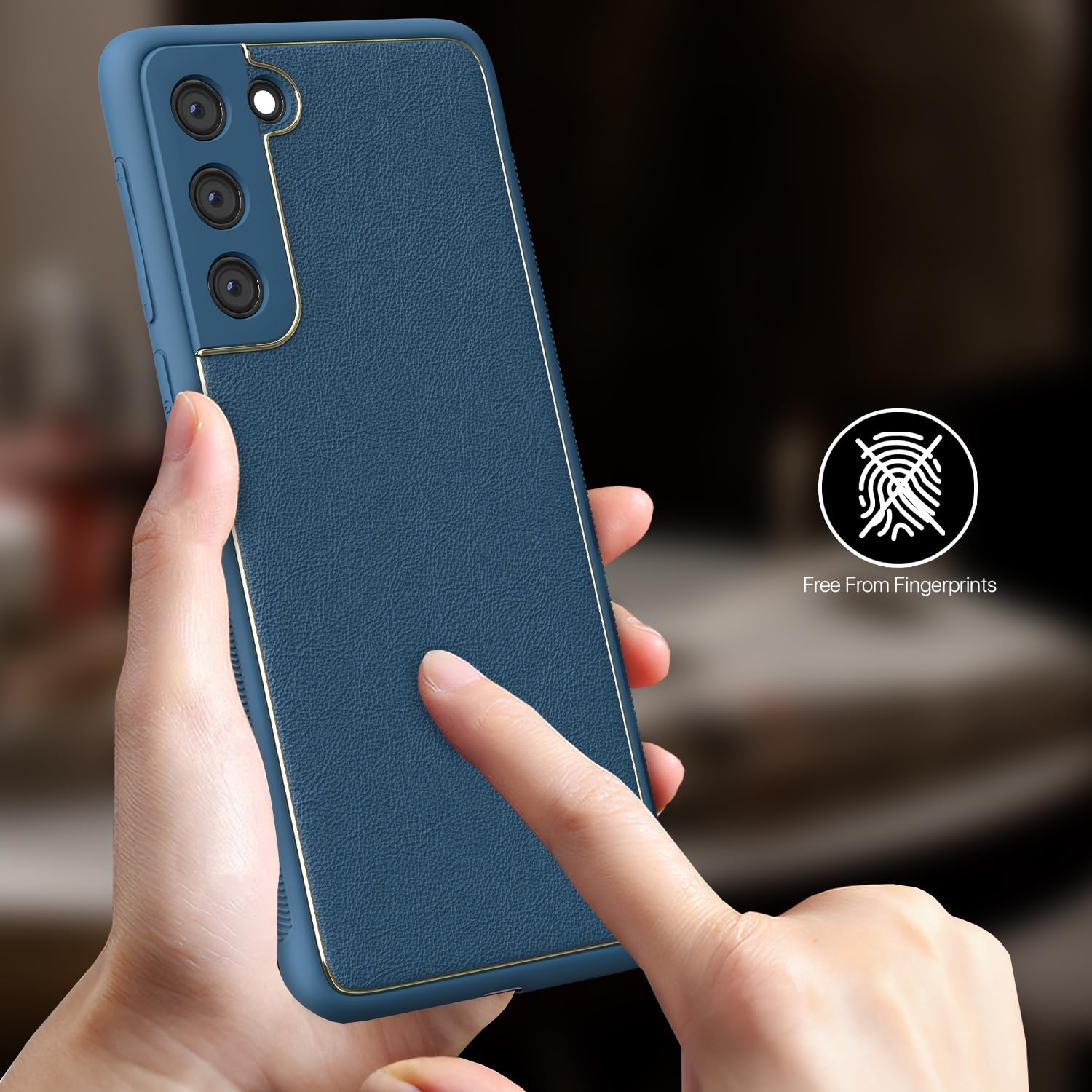 Pikkme Samsung S21 FE 5G blue mobile back cover – photo 7