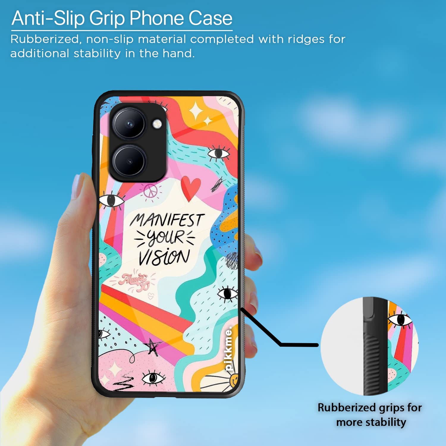 Pikkme Realme C33 Hybrid mobile back cover – photo 5