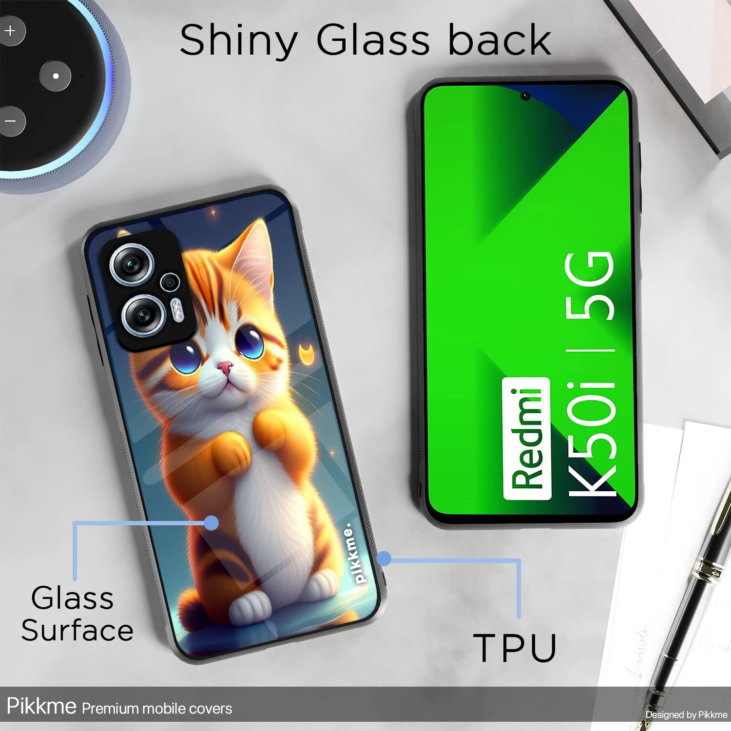 Pikkme Redmi K50i 5G Cat back cover – photo 3