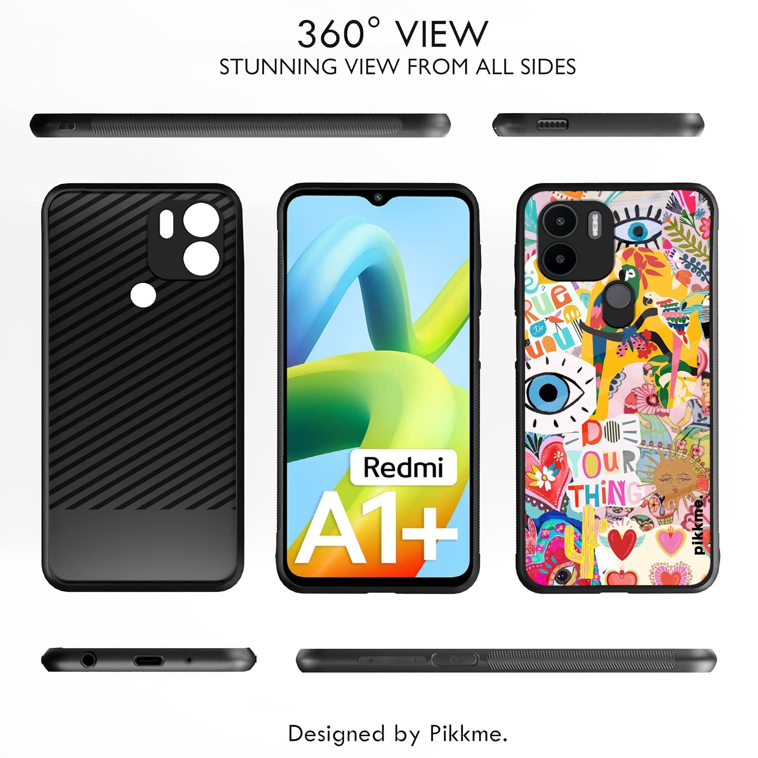 Pikkme Flower phone cover for Redmi A1 Plus/A2 Plus/Poco C50 – photo 2