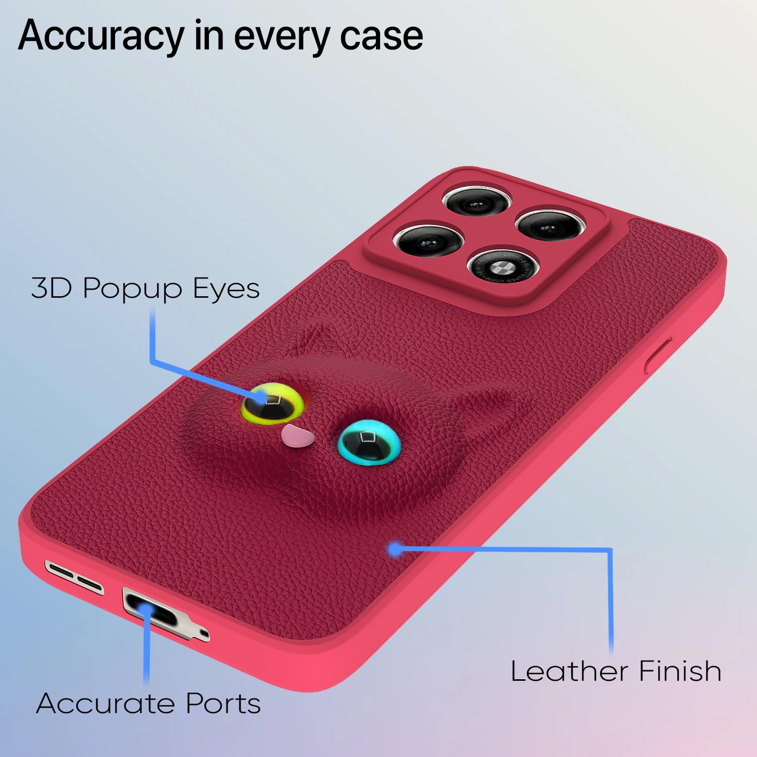 Pink mobile back cover for Moto Edge 70 Pro 5G – Pikkme – photo 4
