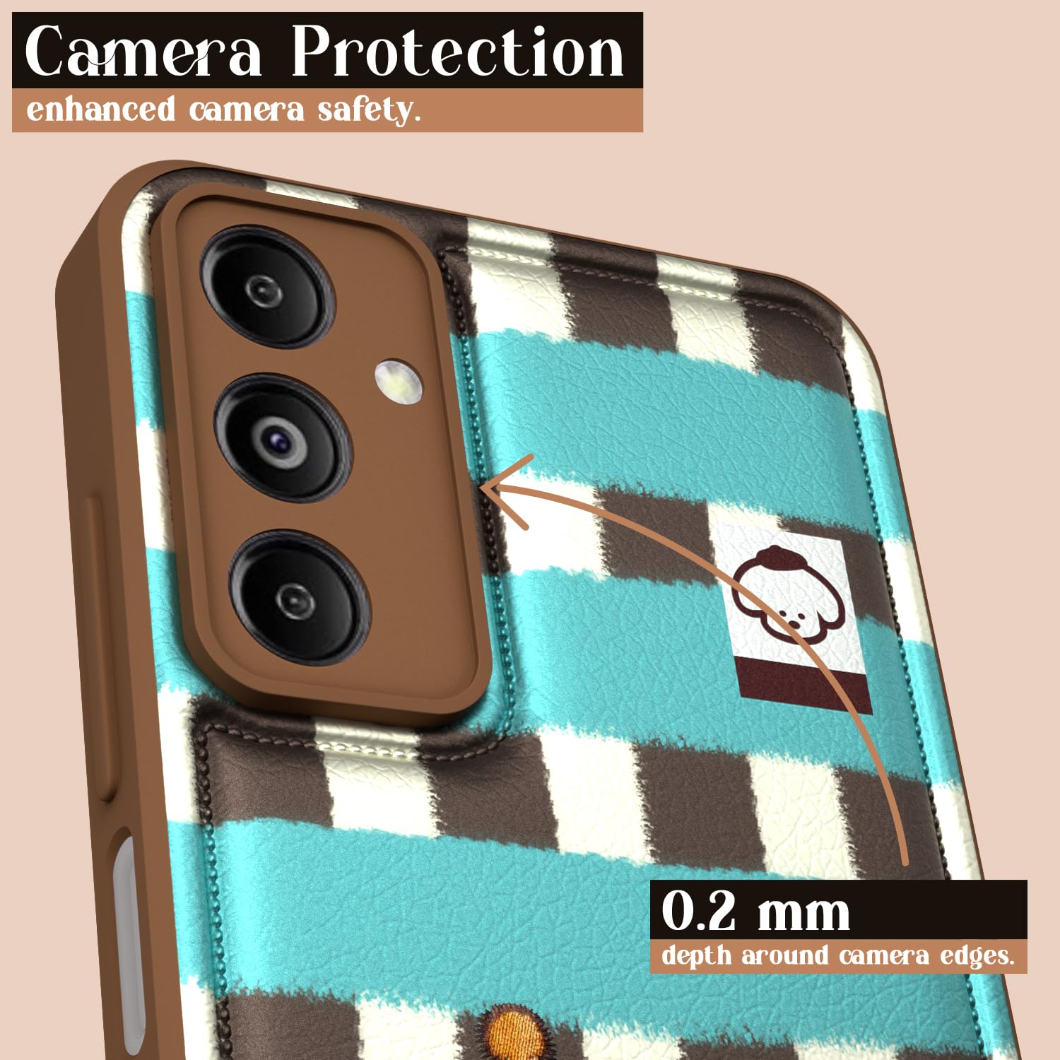 Pikkme Samsung Galaxy M14 5G Cute Girlish Dog Series Back Cover (Design2)