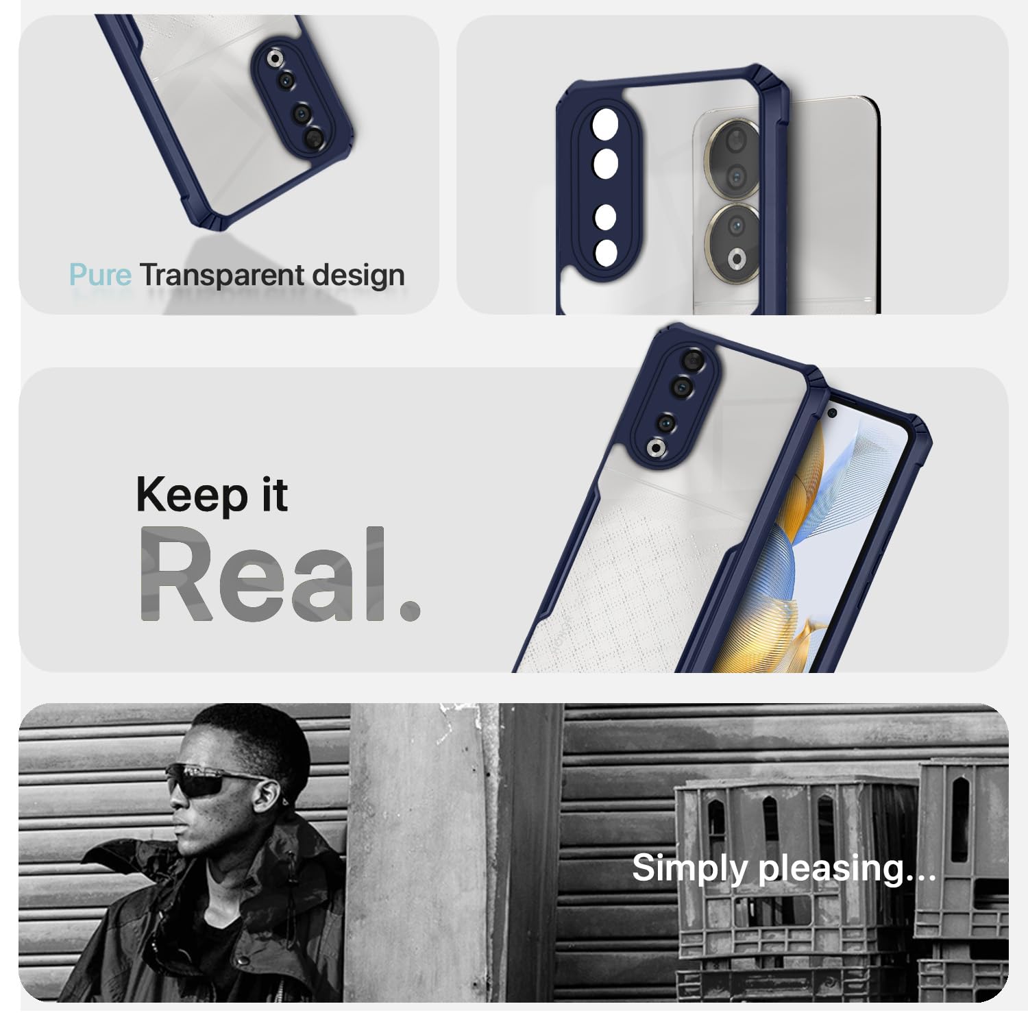 Pikkme blue phone cover for Honor 90 5G – photo 4
