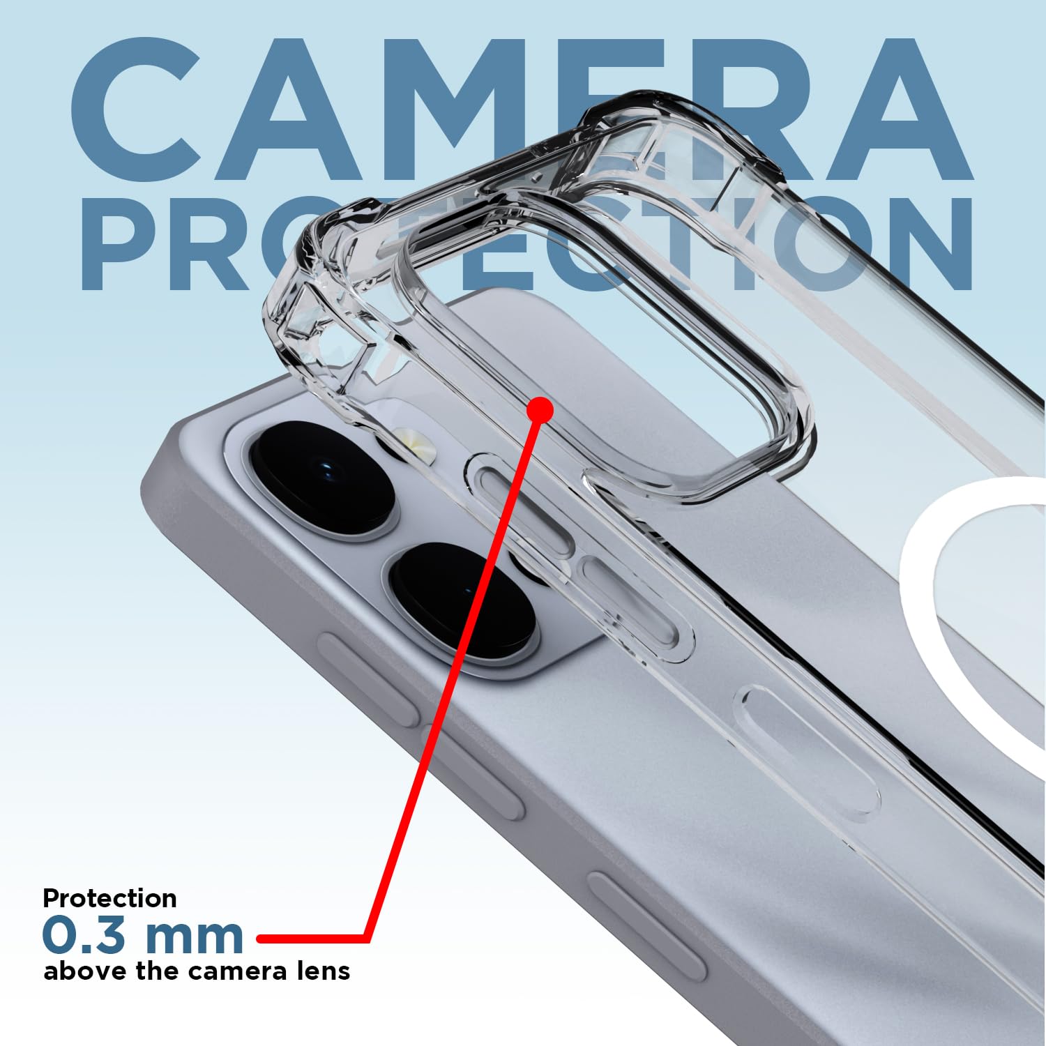 Pikkme transparent mag-safe MagSafe back cover for Vivo T5x/Y51 Pro/iQOO Z11x 5G – photo 5
