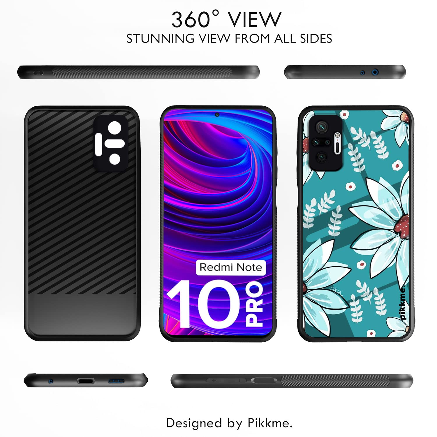 Redmi Note 10 Pro/Note 10 Pro Max Flower back cover by Pikkme – photo 2