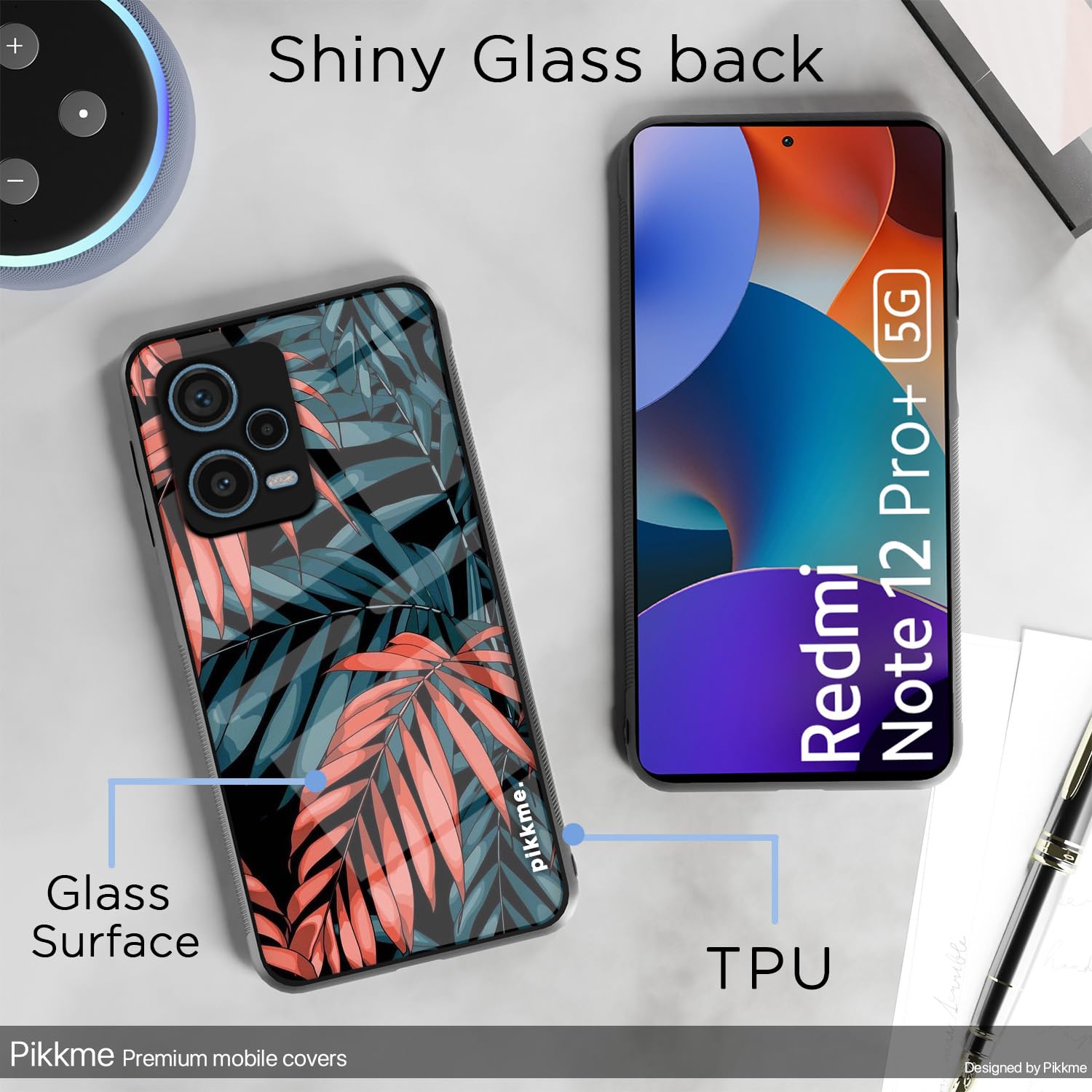 Redmi Note 12 Pro Plus 5G Flower back cover by Pikkme – photo 3