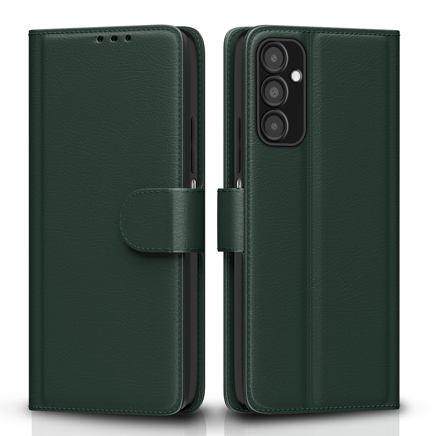 Pikkme Samsung A14 4G/A14 5G Wallet green flip cover