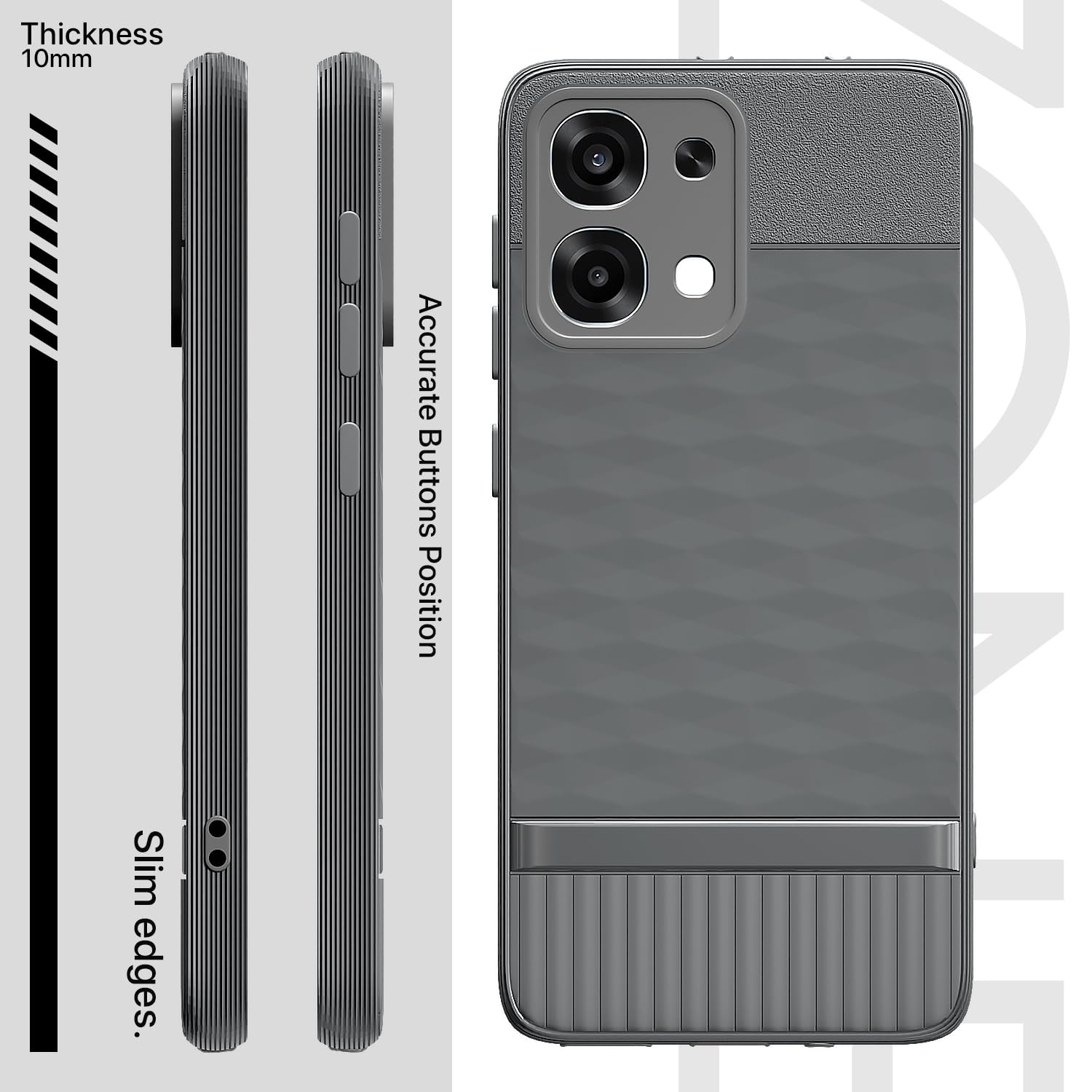 Pikkme Oppo F31/F33 5G grey phone cover – photo 3