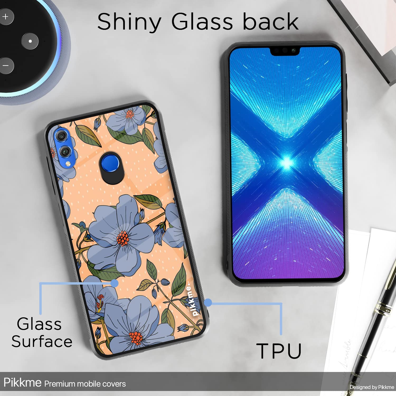 Pikkme Honor 8X Flower back cover – photo 3