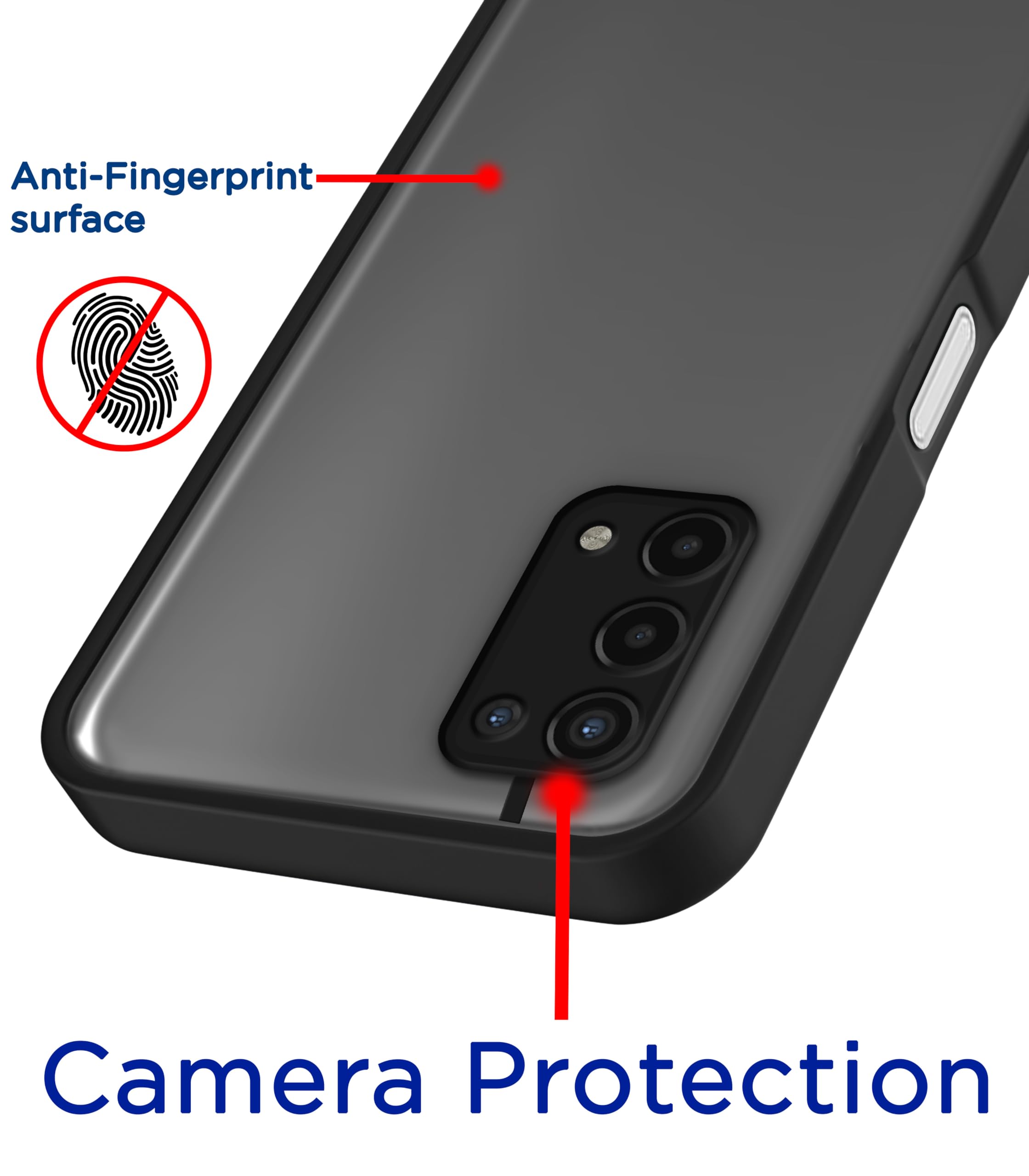 Pikkme Oppo A74 5G Matte black back cover – photo 2