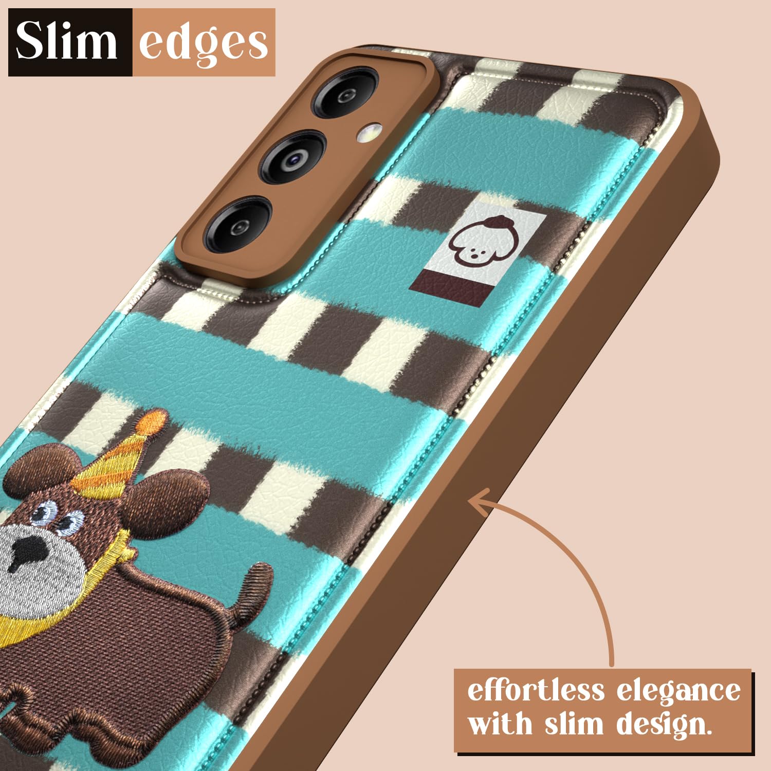 Pikkme Samsung Galaxy M14 5G Cute Girlish Dog Series Back Cover (Design2)
