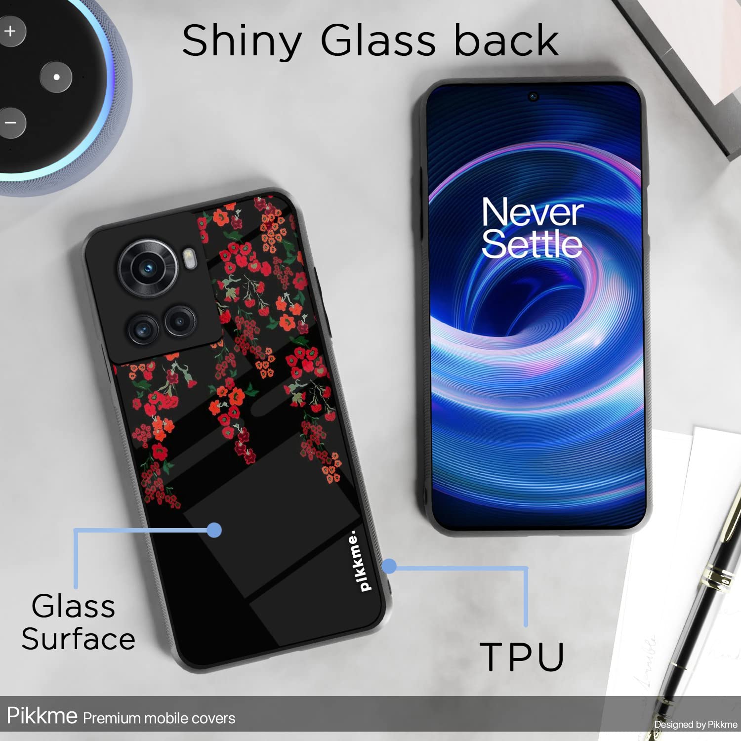 Pikkme OnePlus 10R Flower back cover – photo 3