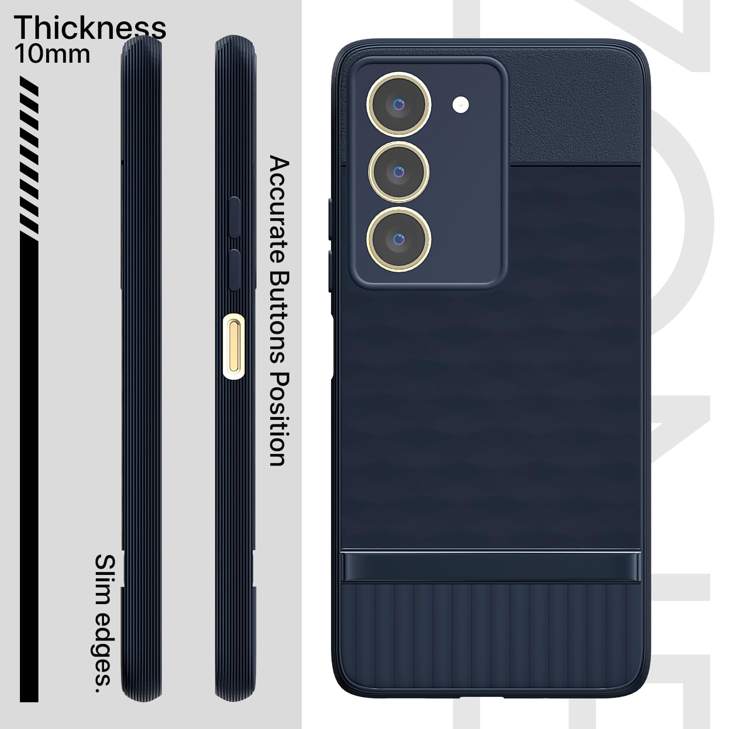 Pikkme Realme 14x 5G / Realme Narzo 80x Gencase Back Cover (Blue)