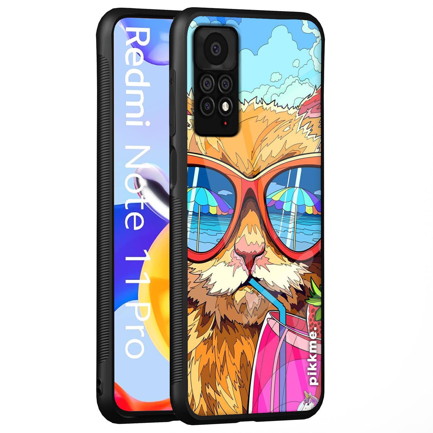 Pikkme Cat mobile back cover for Redmi Note 11 Pro/Note 11 Pro Plus 5G