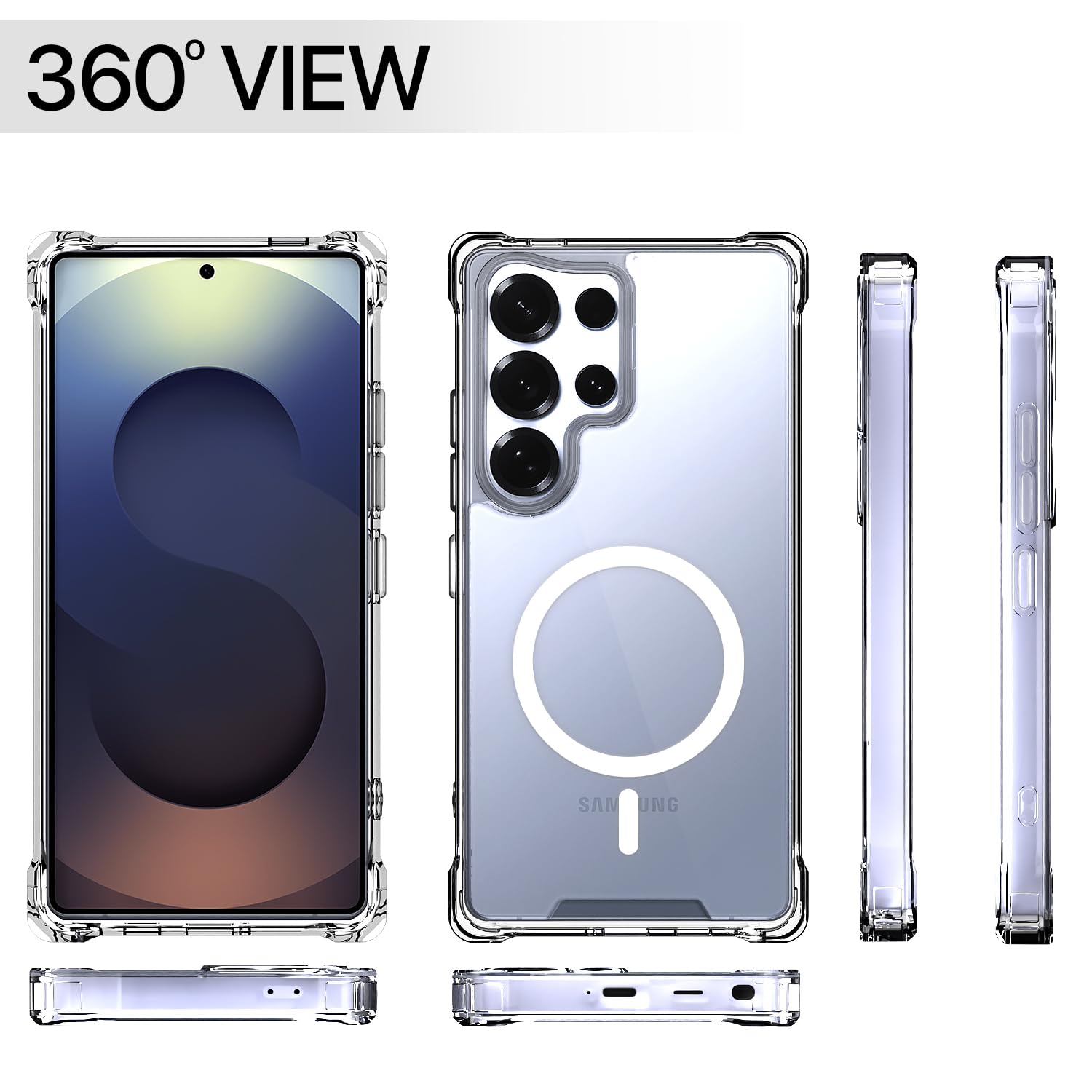 Pikkme Samsung S25 Ultra 5G transparent mag-safe phone cover – photo 7