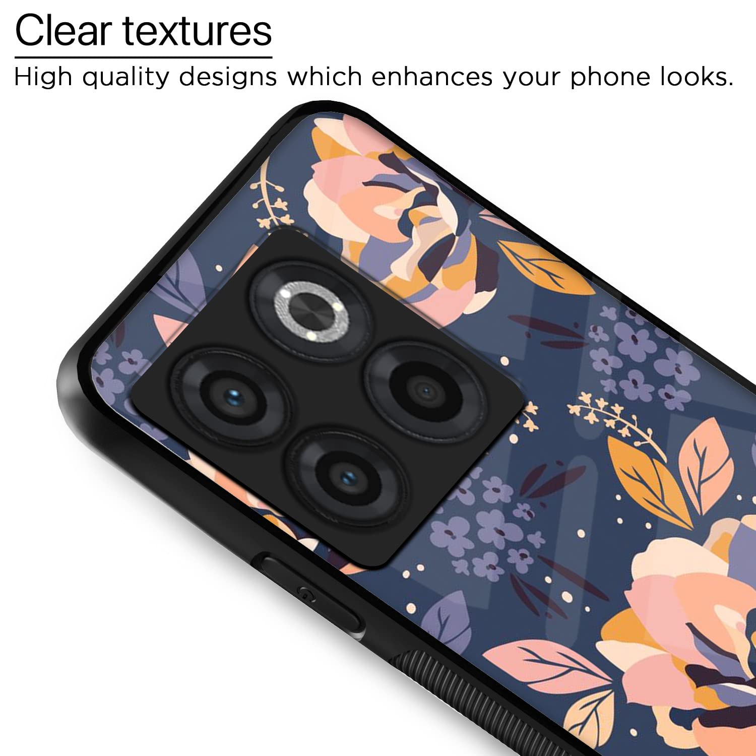 Pikkme OnePlus 10T 5G Flower back cover – photo 4