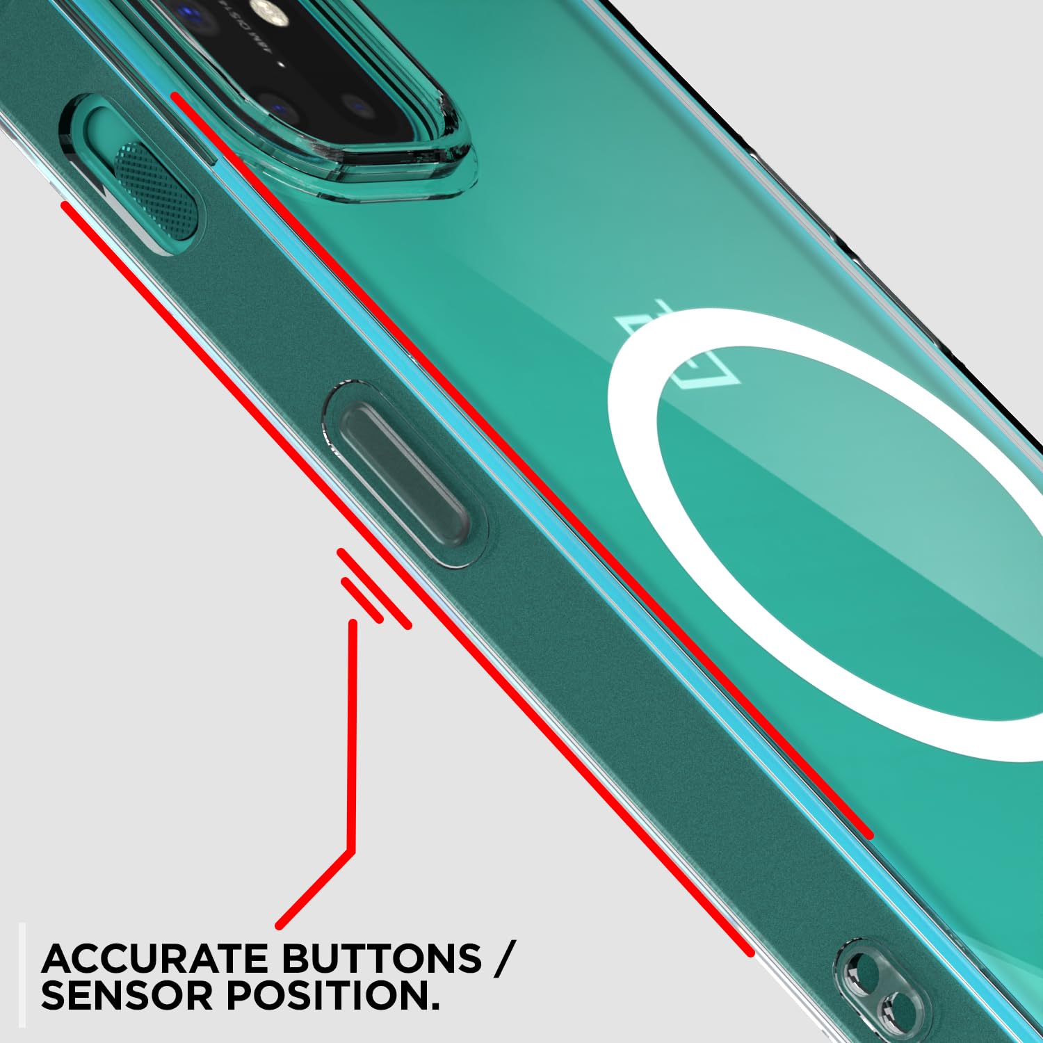 Transparent mag-safe back cover for OnePlus 8T/9R – Pikkme – photo 6