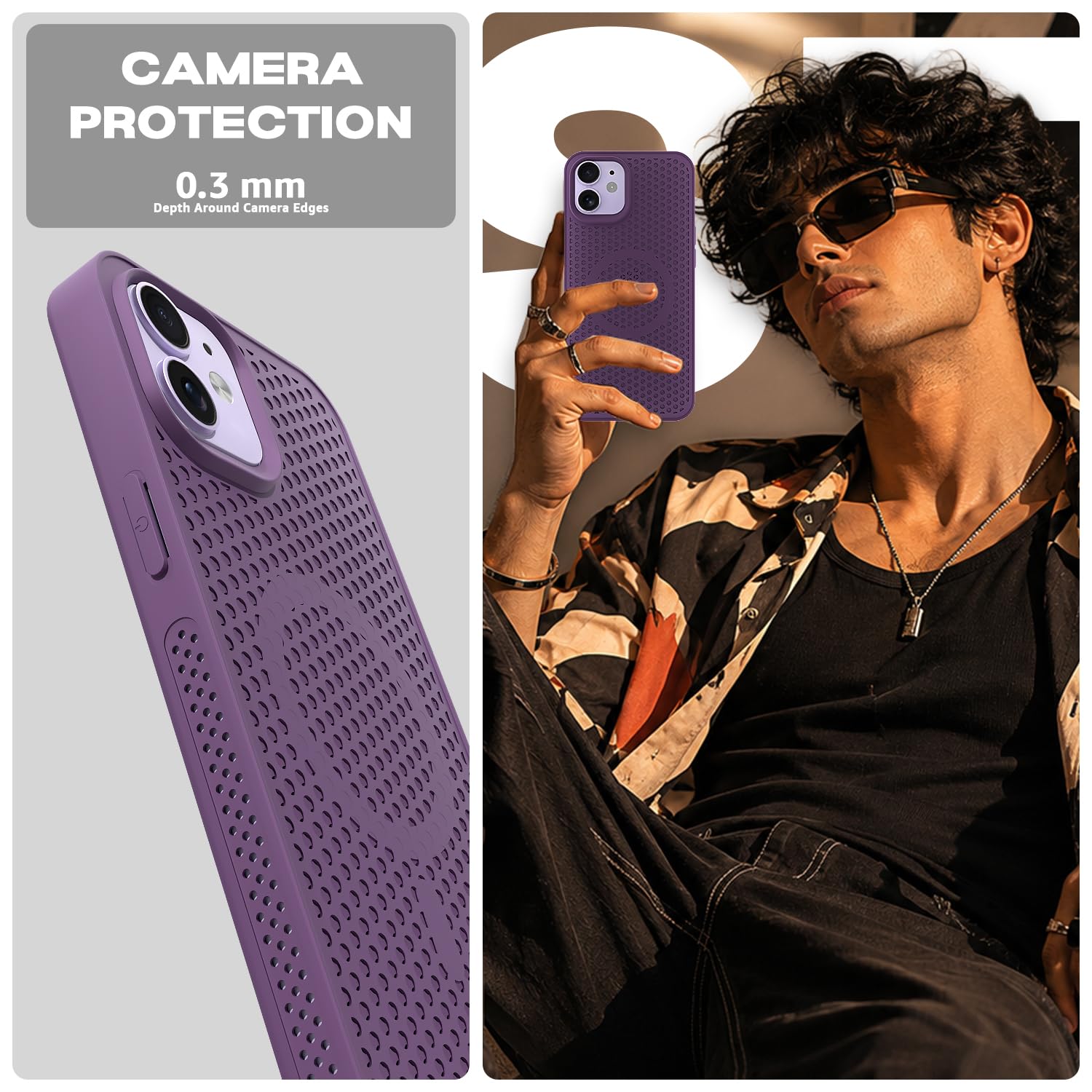 iPhone 11 mobile back cover in purple by Pikkme – photo 6