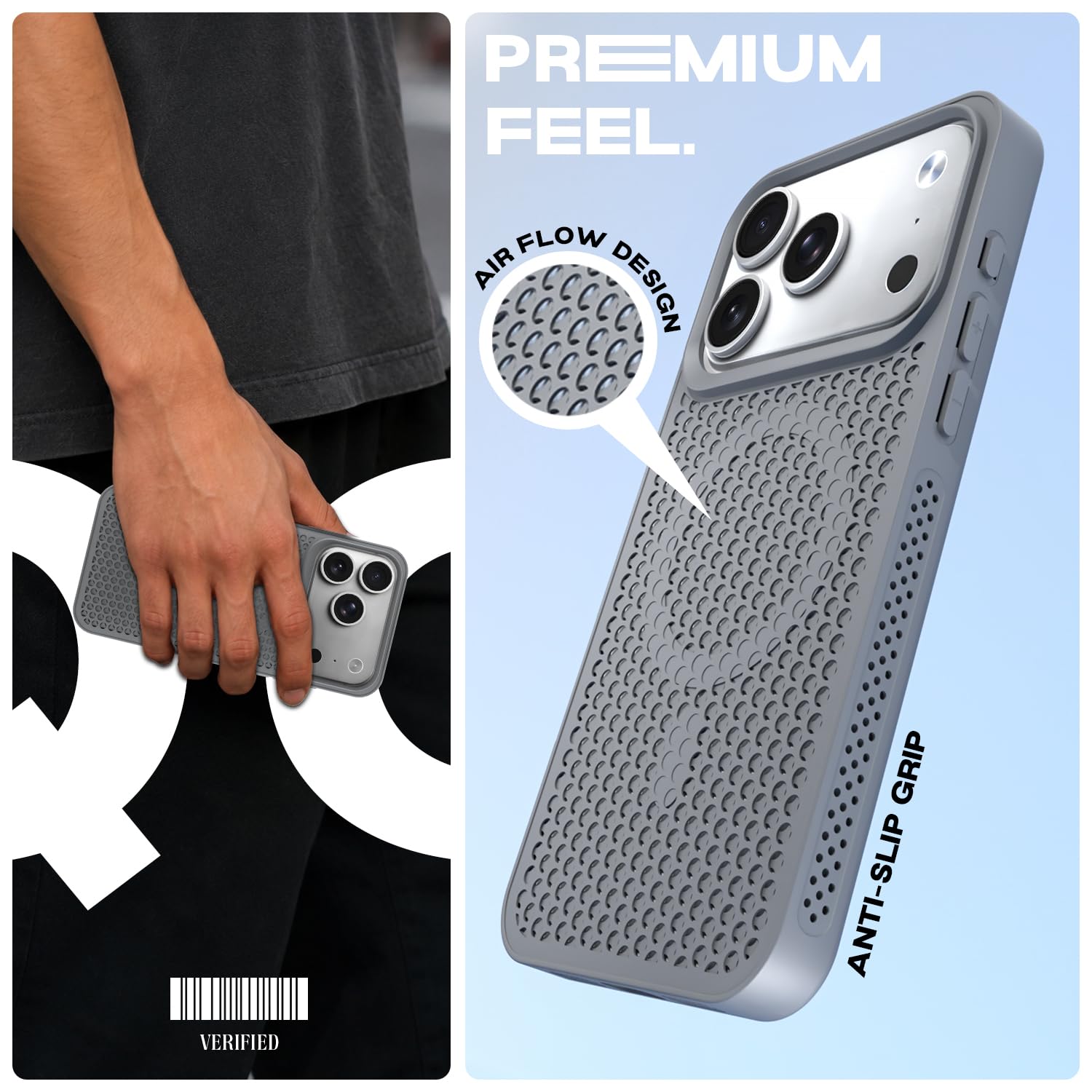 Pikkme iPhone 17 Pro MagSafe grey mobile back cover – photo 2