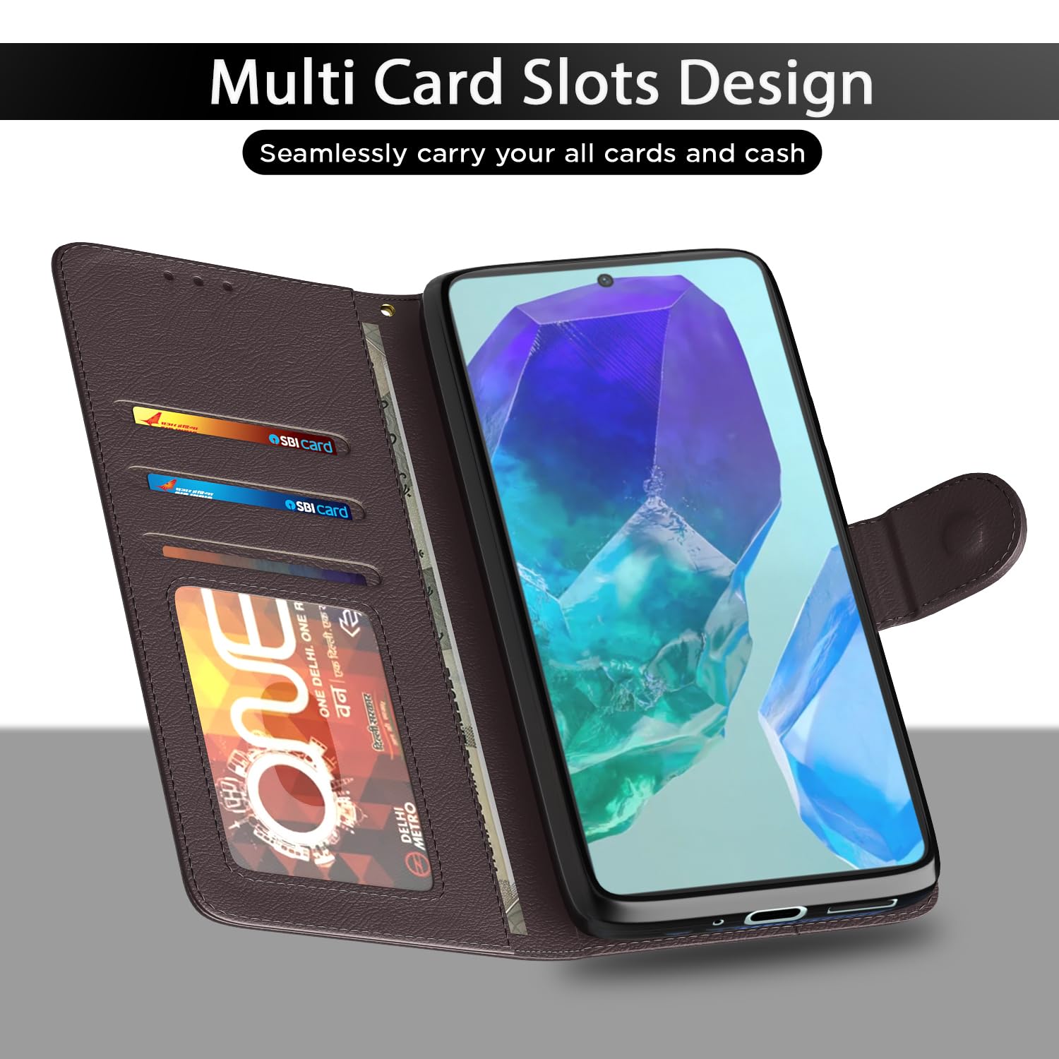Pikkme coffee mobile flip cover for Samsung M55/M55s/F55 5G – photo 5