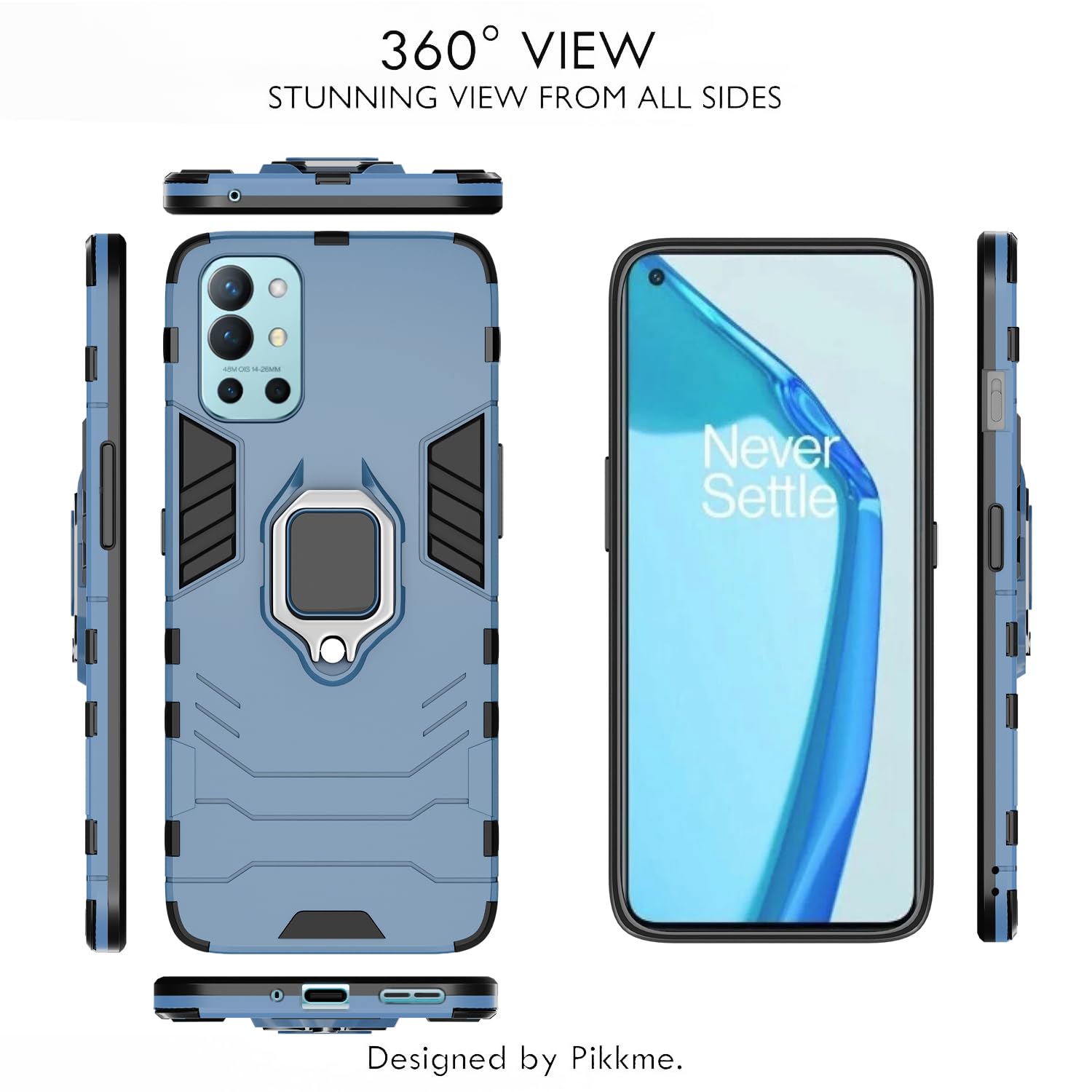 Blue D5 Tough Armor mobile cover for OnePlus 9R – Pikkme – photo 3