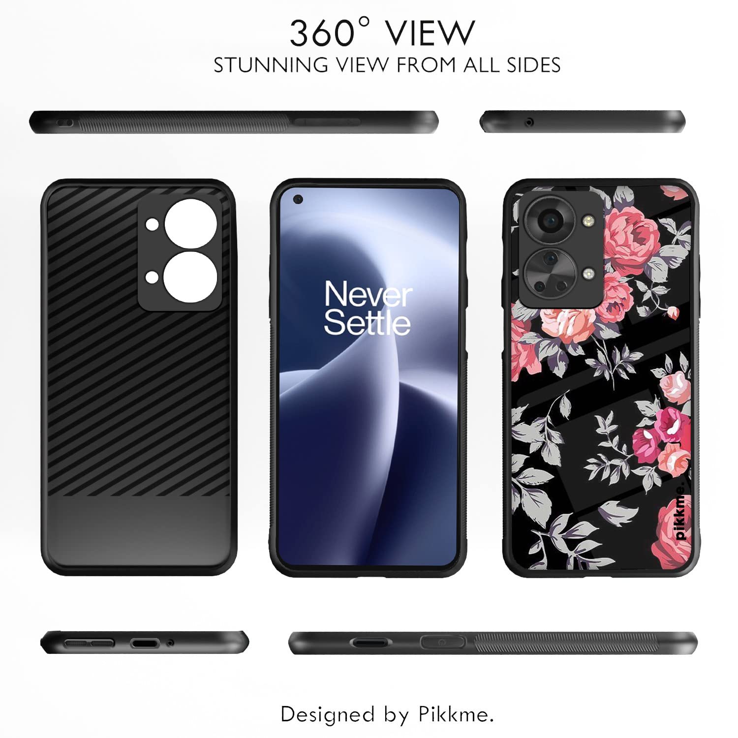 Pikkme OnePlus Nord 2T 5G Flower back cover – photo 2