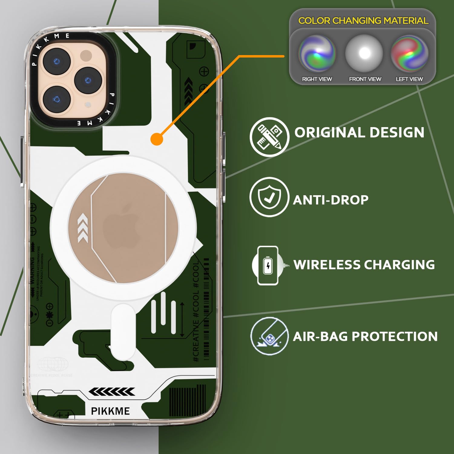 Pikkme green back cover for iPhone 11 Pro – photo 6