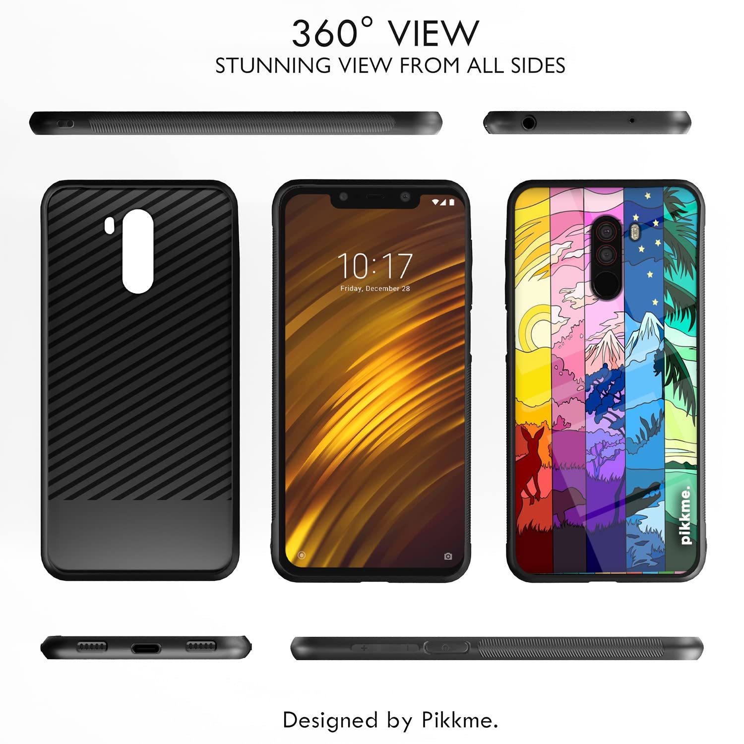 Poco F1 Hybrid back cover by Pikkme – photo 2