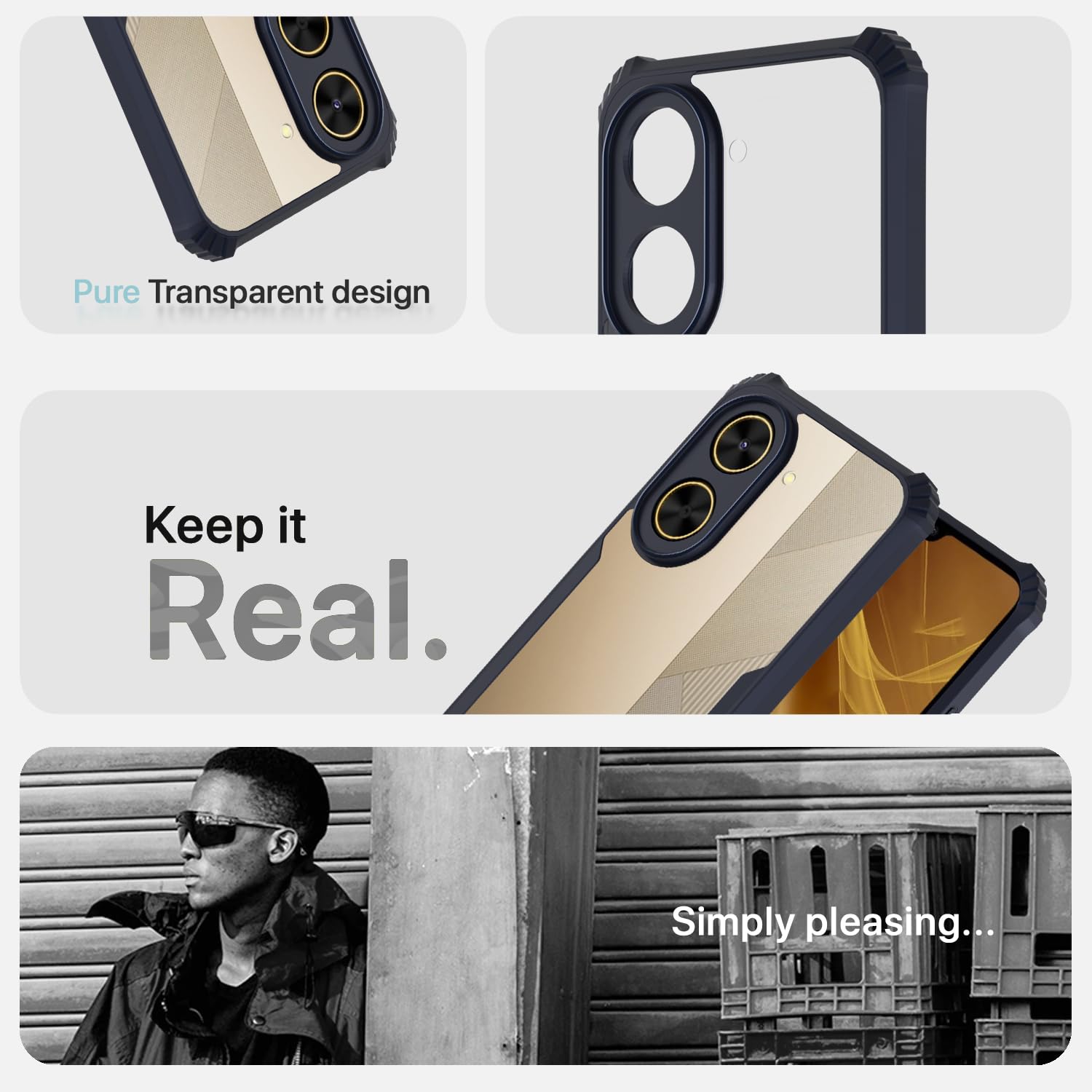Pikkme Poco C71/Redmi A5 Ultra blue mobile back cover – photo 4