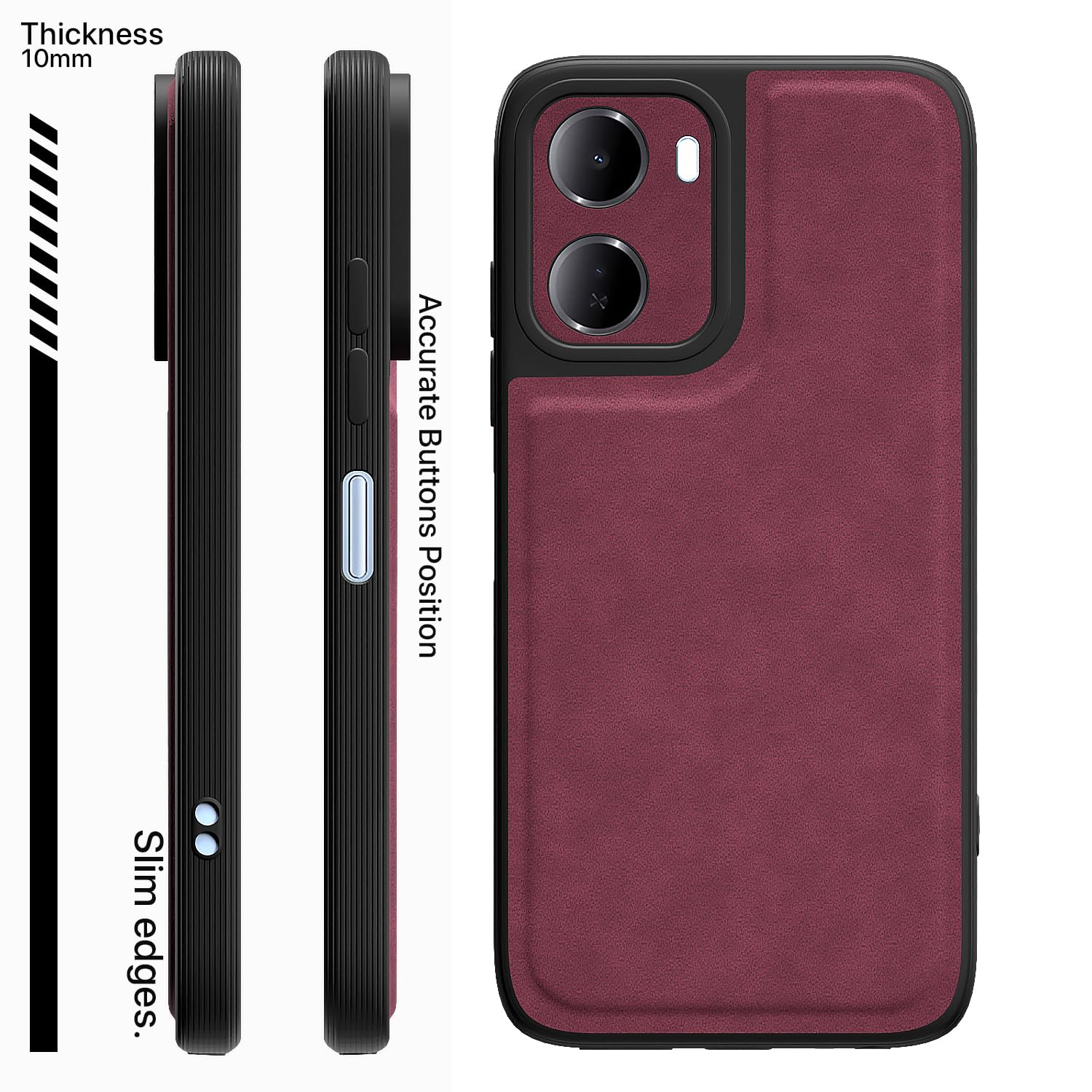 Redmi 15A 5G mobile back cover in purple by Pikkme – photo 3