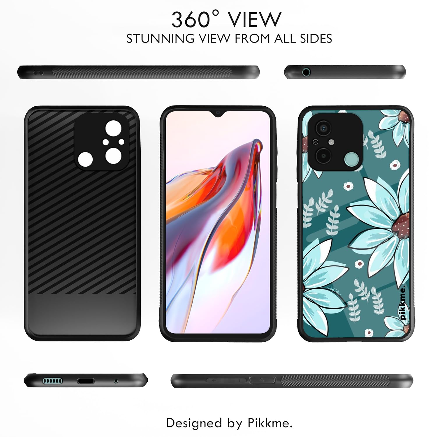 Flower Phone cover for Redmi 12C/Poco C55 – Pikkme – photo 2