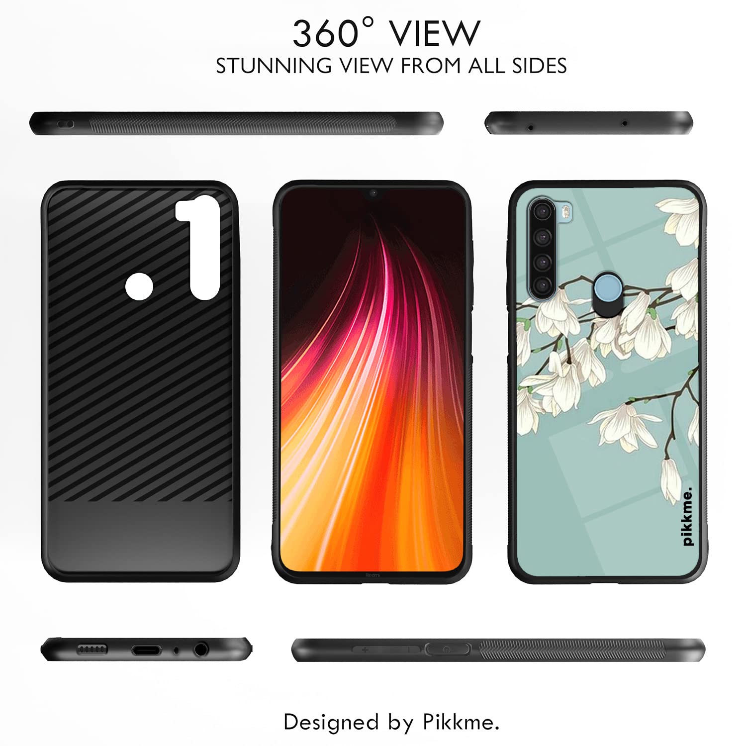Pikkme Redmi Note 8 Flower phone cover – photo 2