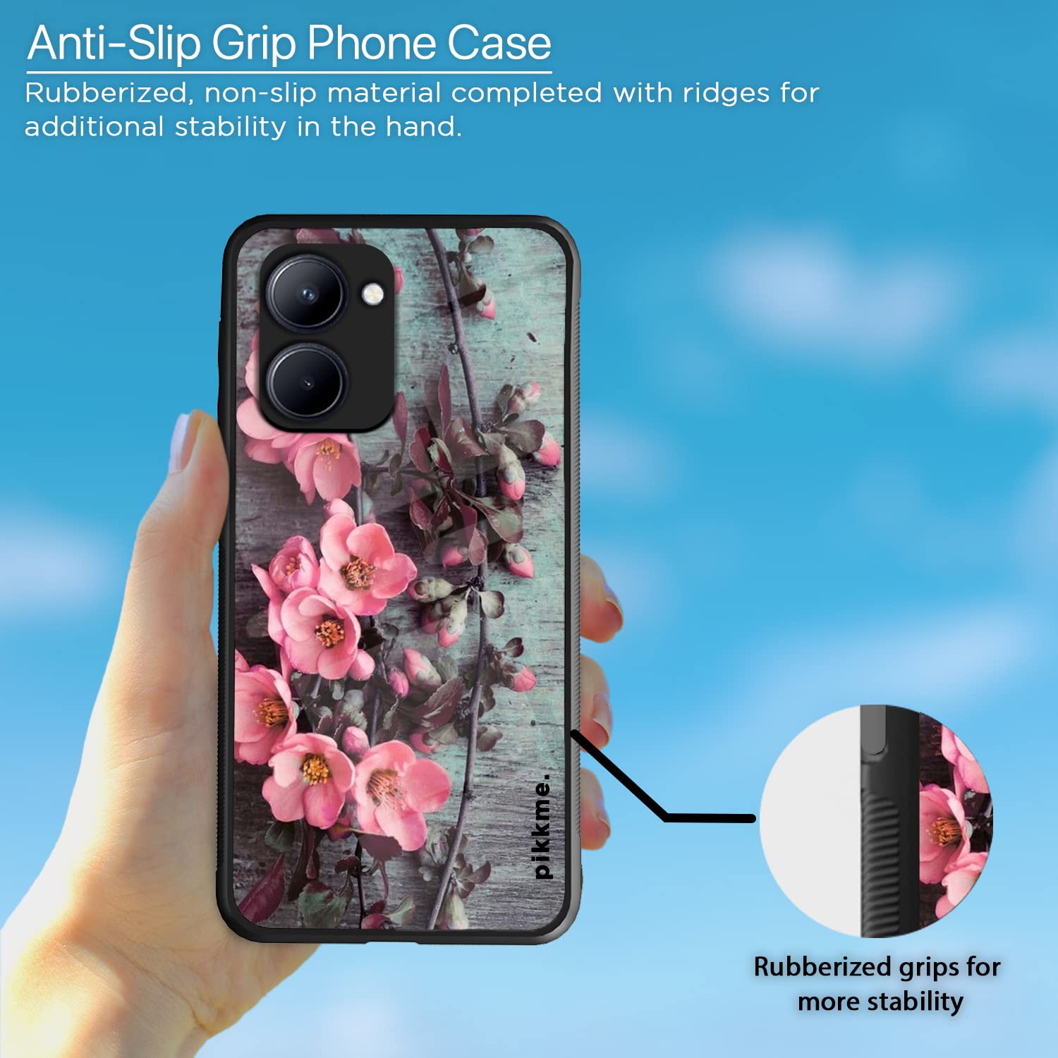 Realme C33 Flower back cover by Pikkme – photo 5