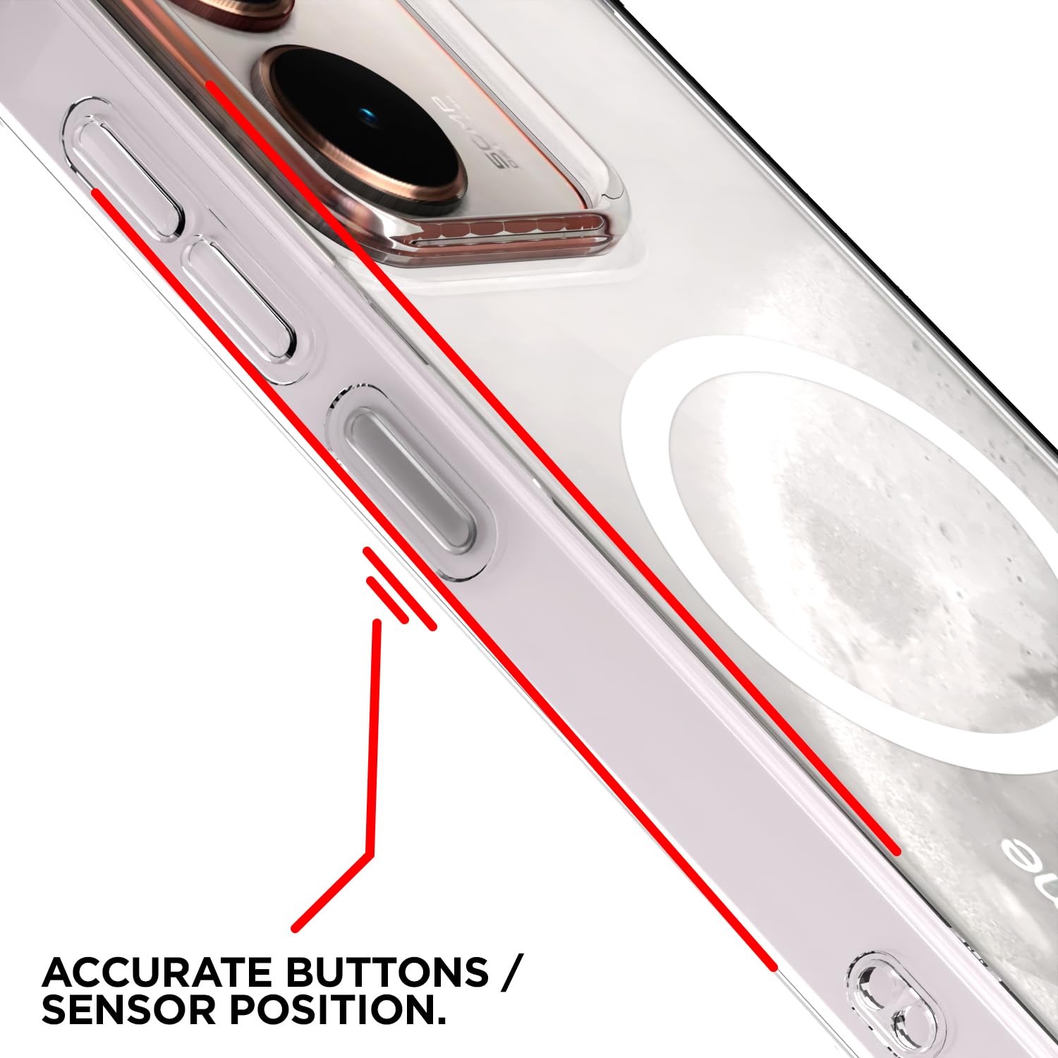 Realme P3 Ultra 5G mobile back cover in transparent mag-safe by Pikkme – photo 6