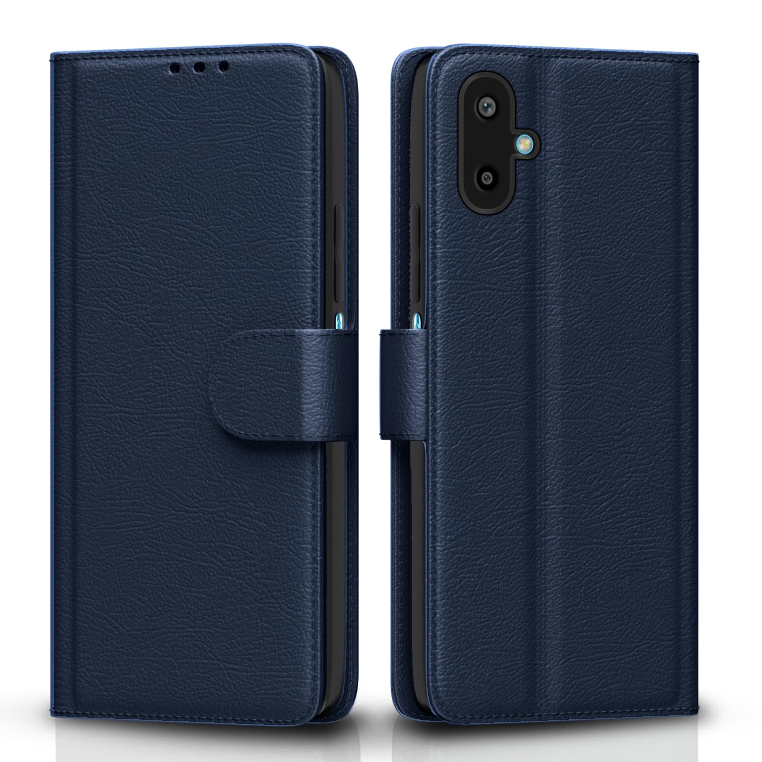 Pikkme Samsung Galaxy F06 5G / M06 5G Vintage Flip Cover (Blue)