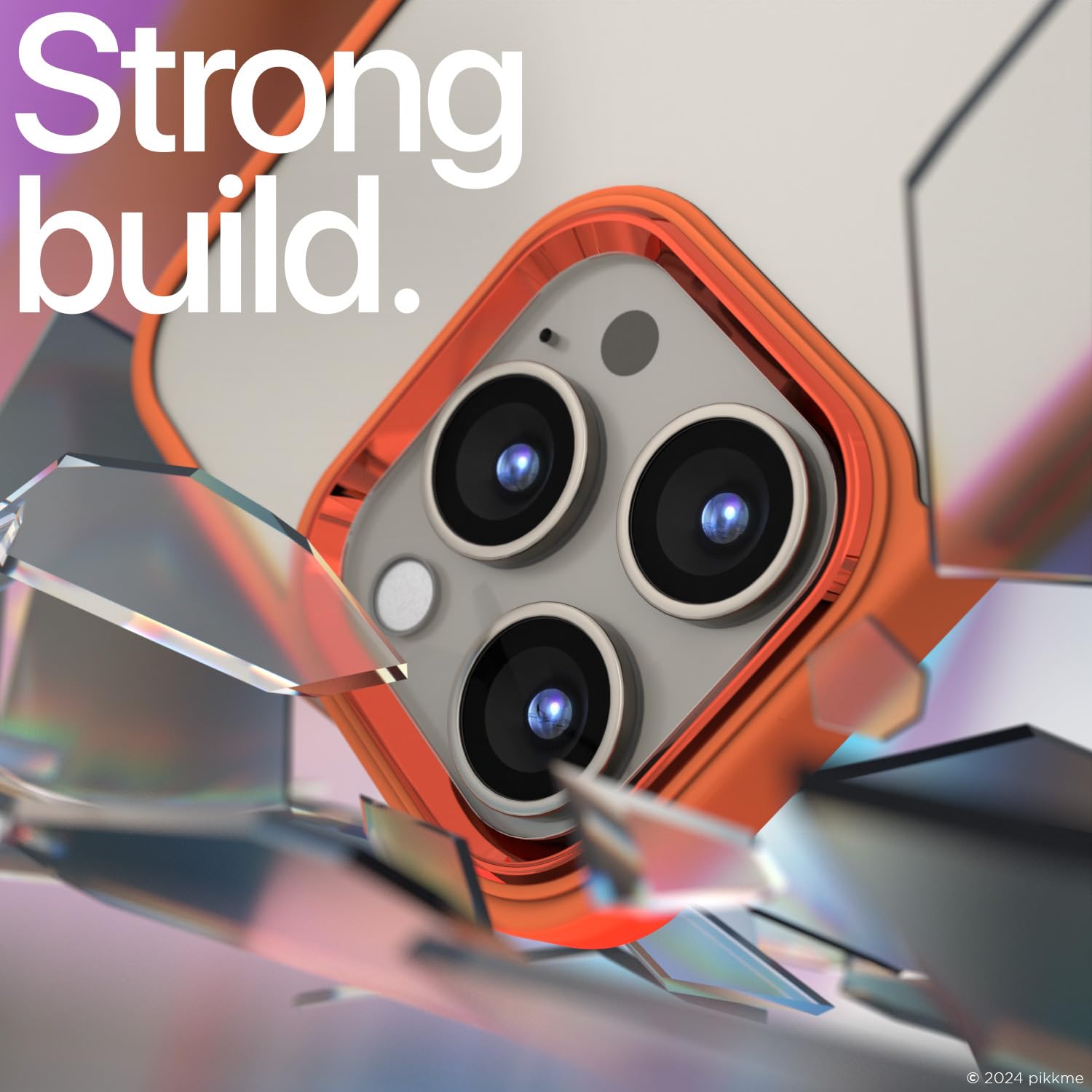 Pikkme iPhone 15 Pro Max orange mobile cover – photo 6
