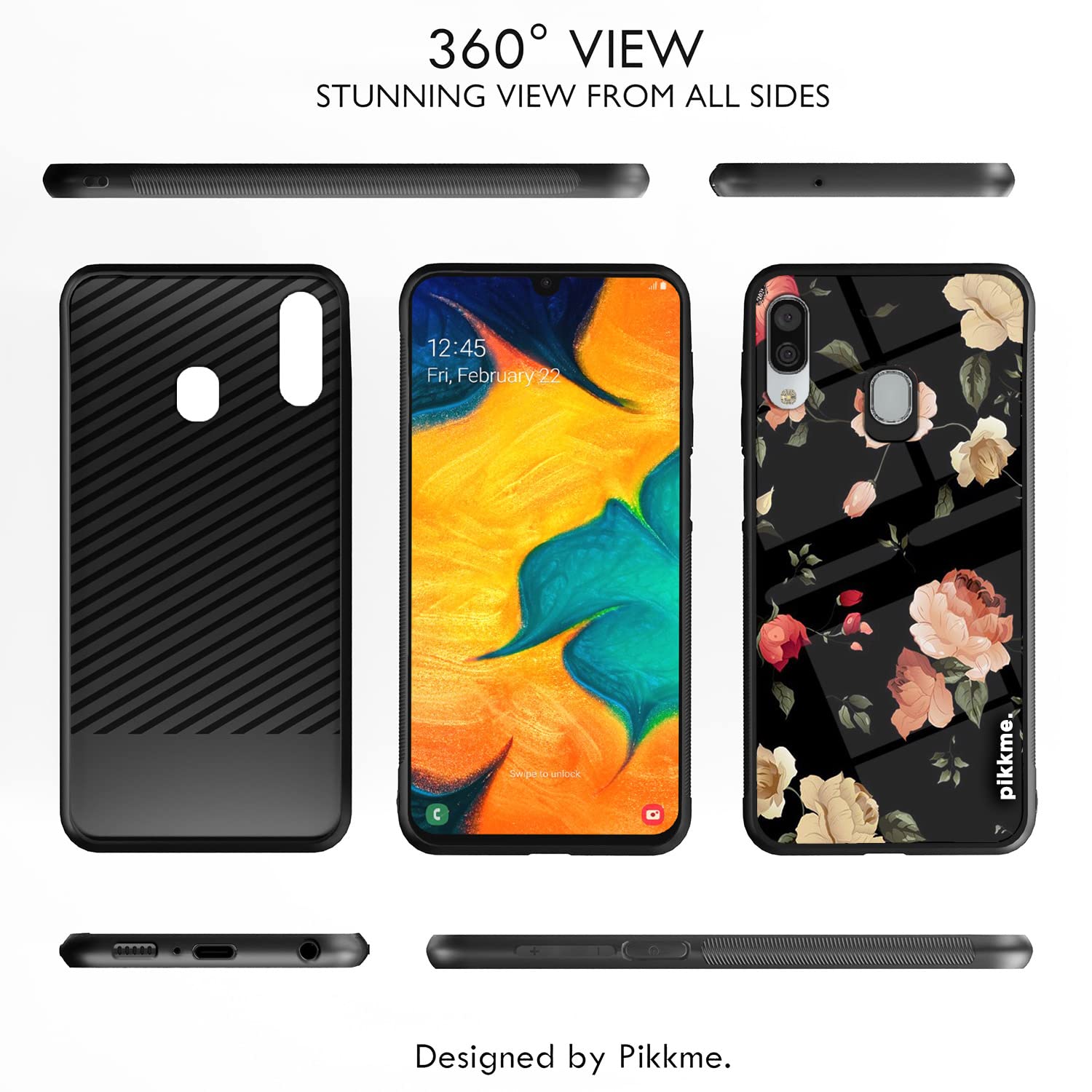 Samsung A20/A30/M10s Flower phone cover by Pikkme – photo 2