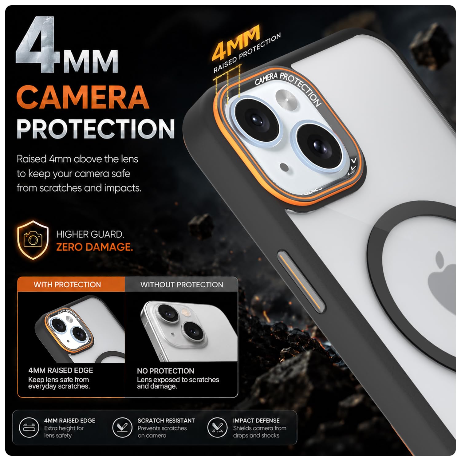 Pikkme iPhone 15 black mag-safe mobile back cover – photo 4