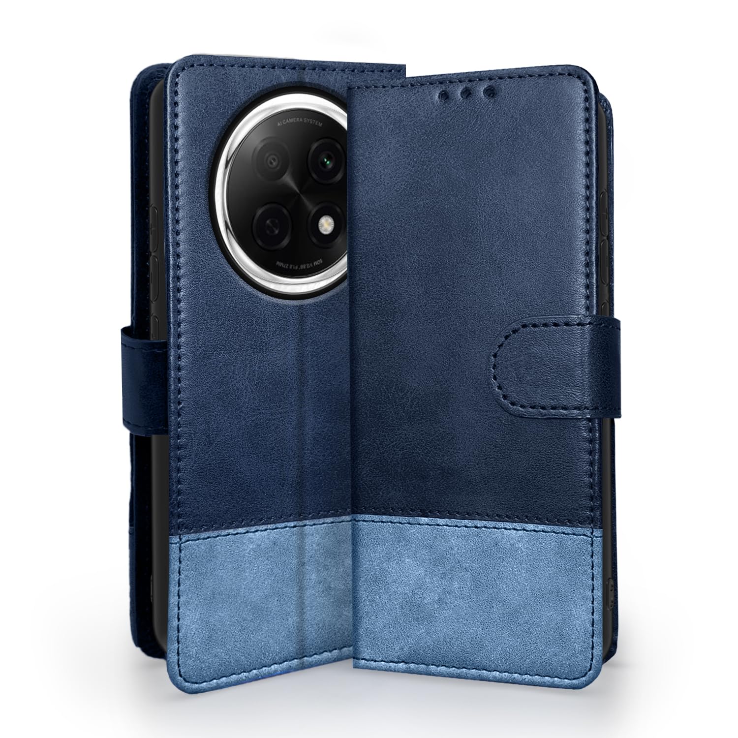 Pikkme Oppo F29 Pro 5G Contrast Flip Cover - Navy Blue