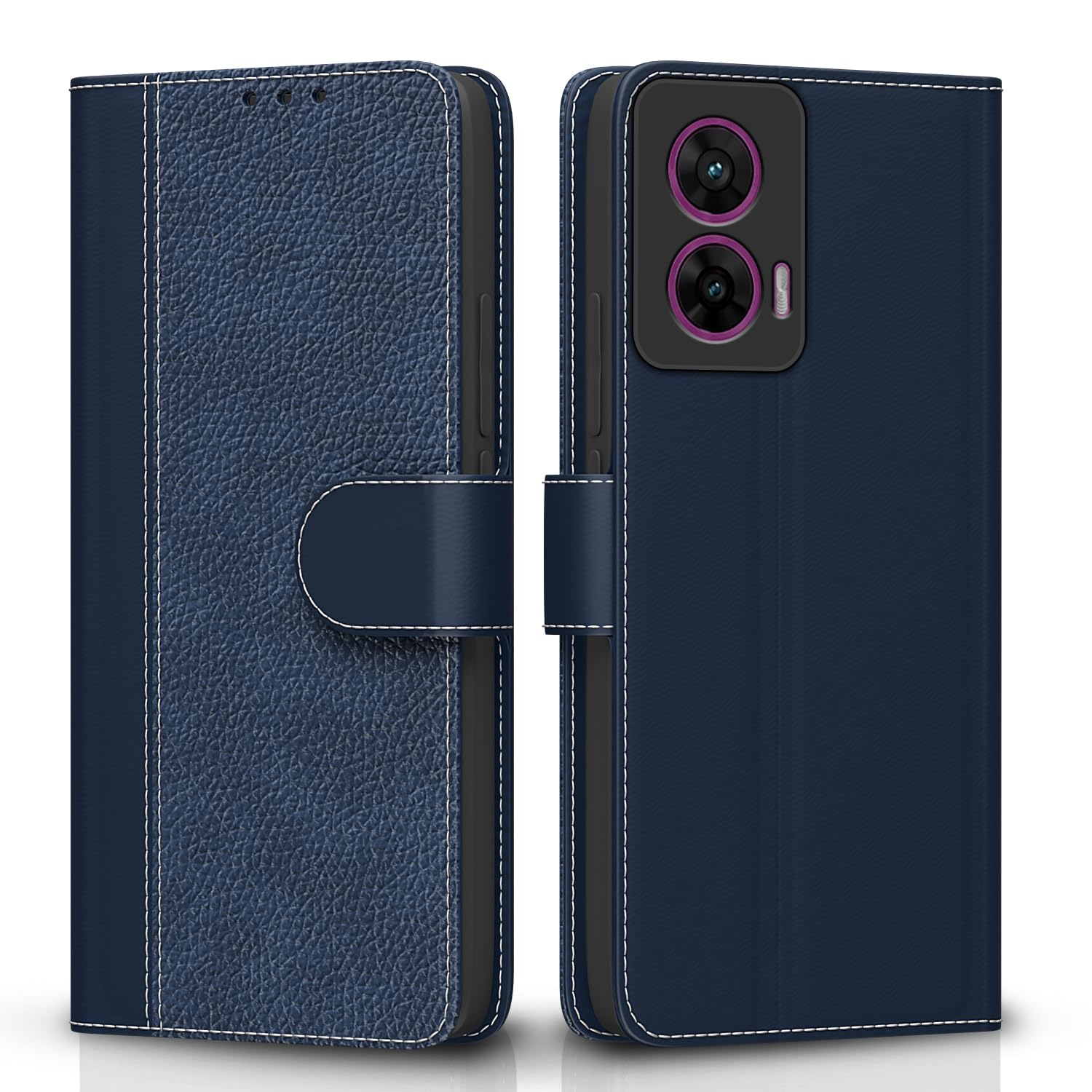 Pikkme Moto Edge 50 Fusion/G96 5G blue flip cover