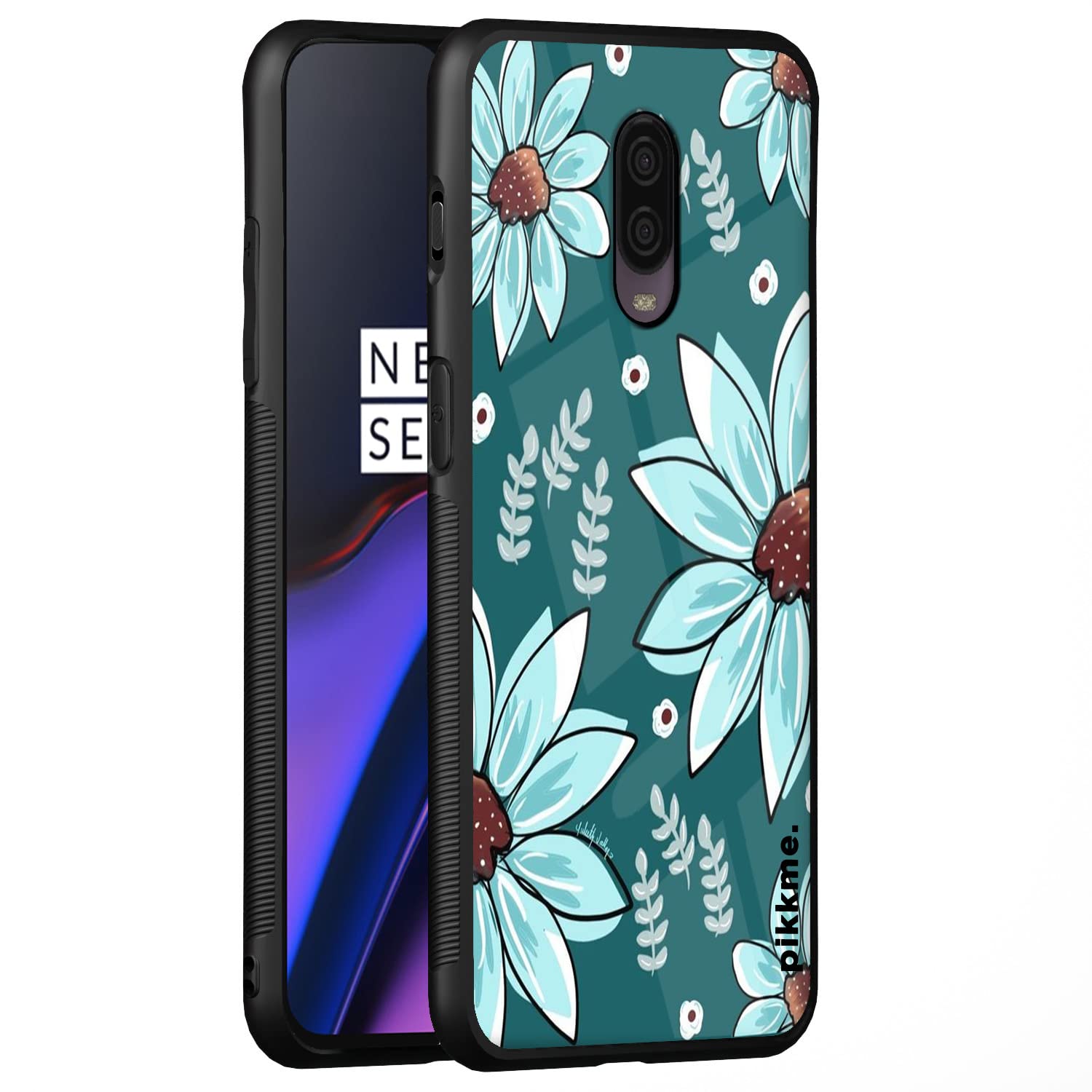OnePlus 6T Flower mobile back cover by Pikkme