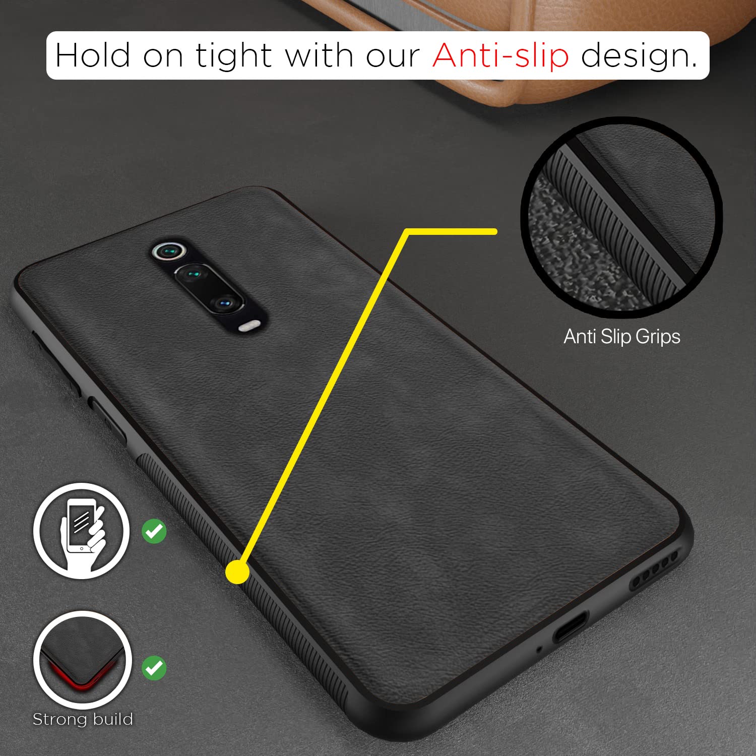 Grey phone cover for Redmi K20/K20 Pro – Pikkme – photo 2