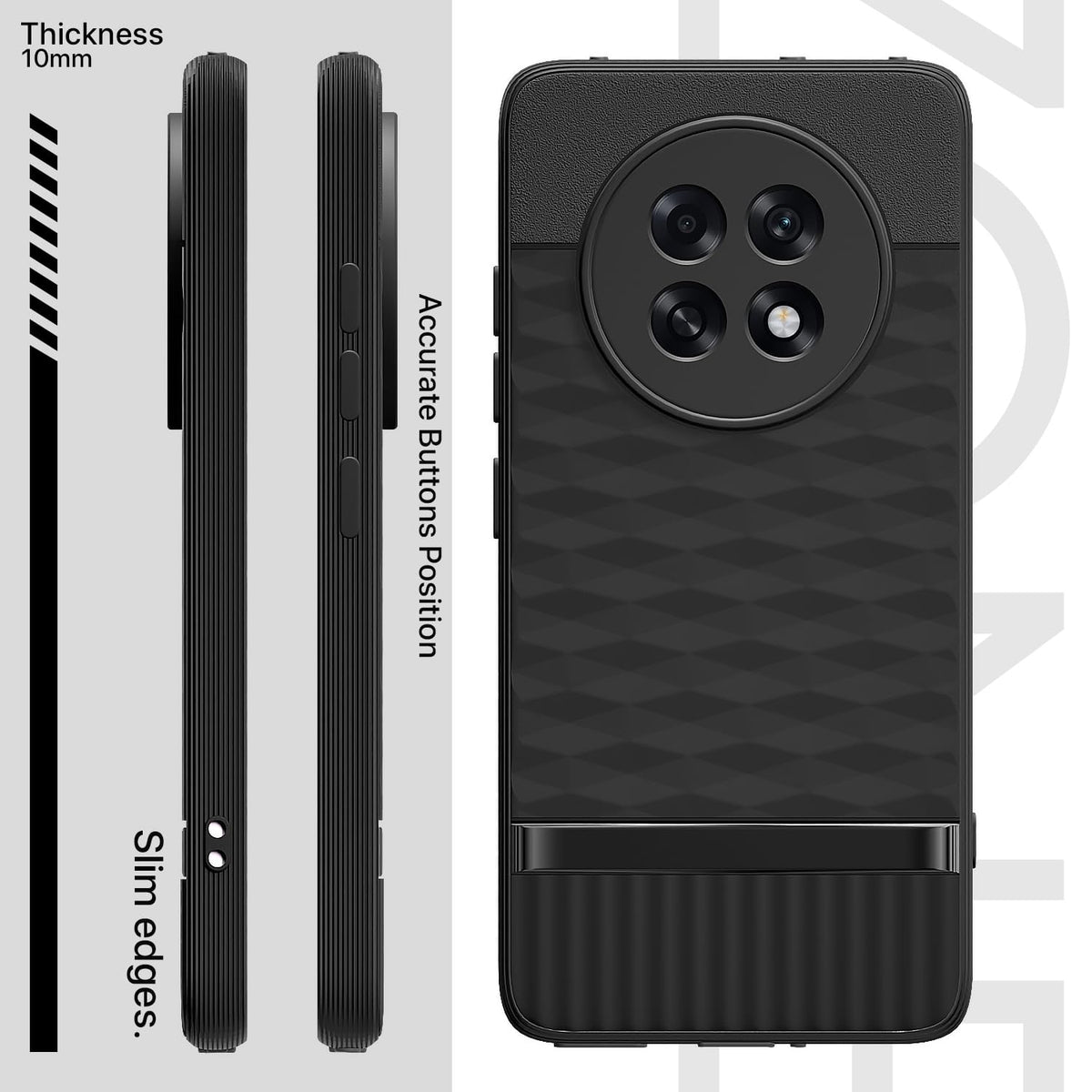 Pikkme Oppo F31 Pro Plus 5G Silicone black back cover – photo 3