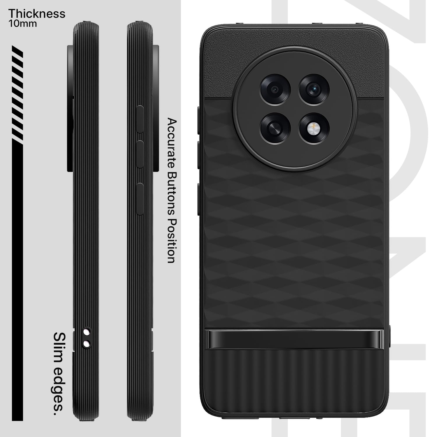 Pikkme Oppo F31 Pro Plus 5G Silicone black back cover – photo 3