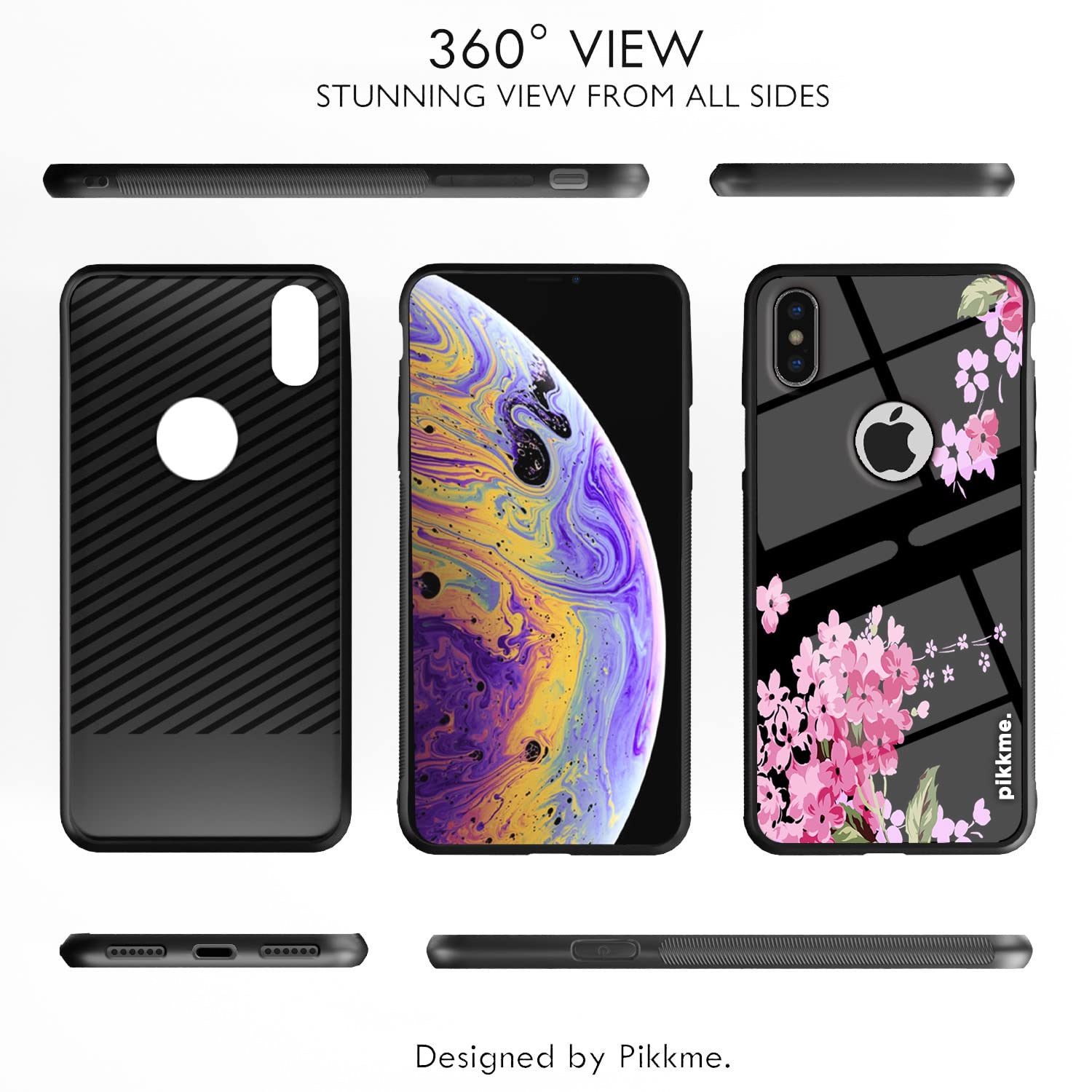 Pikkme iPhone X/XS Flower phone cover – photo 2
