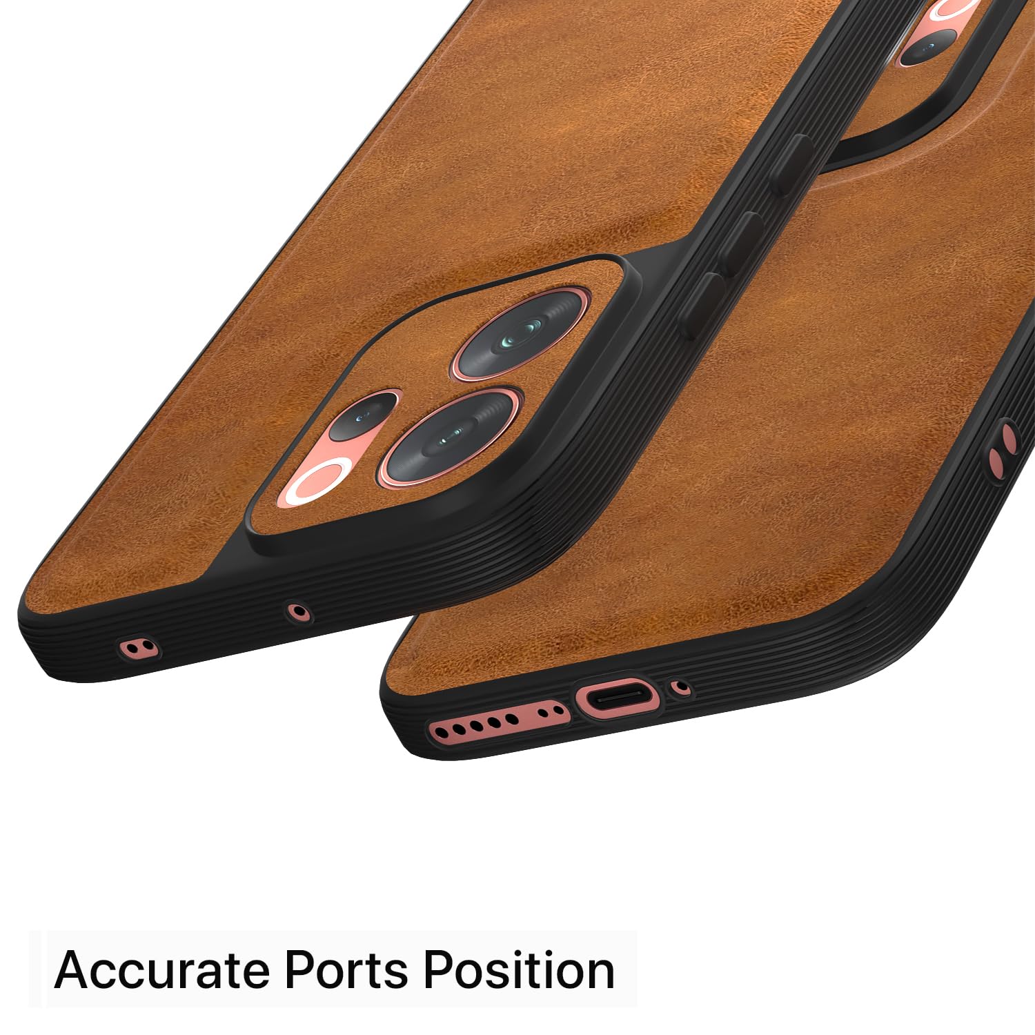 Pikkme brown Leather phone cover for Vivo V70 5G – photo 4